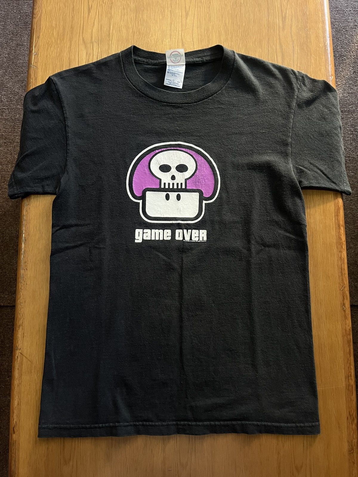Nintendo Vintage Poison Mushroom Game over Mario 2003’s Tshirt Size US S / EU 44-46 / 1 - 3 Thumbnail