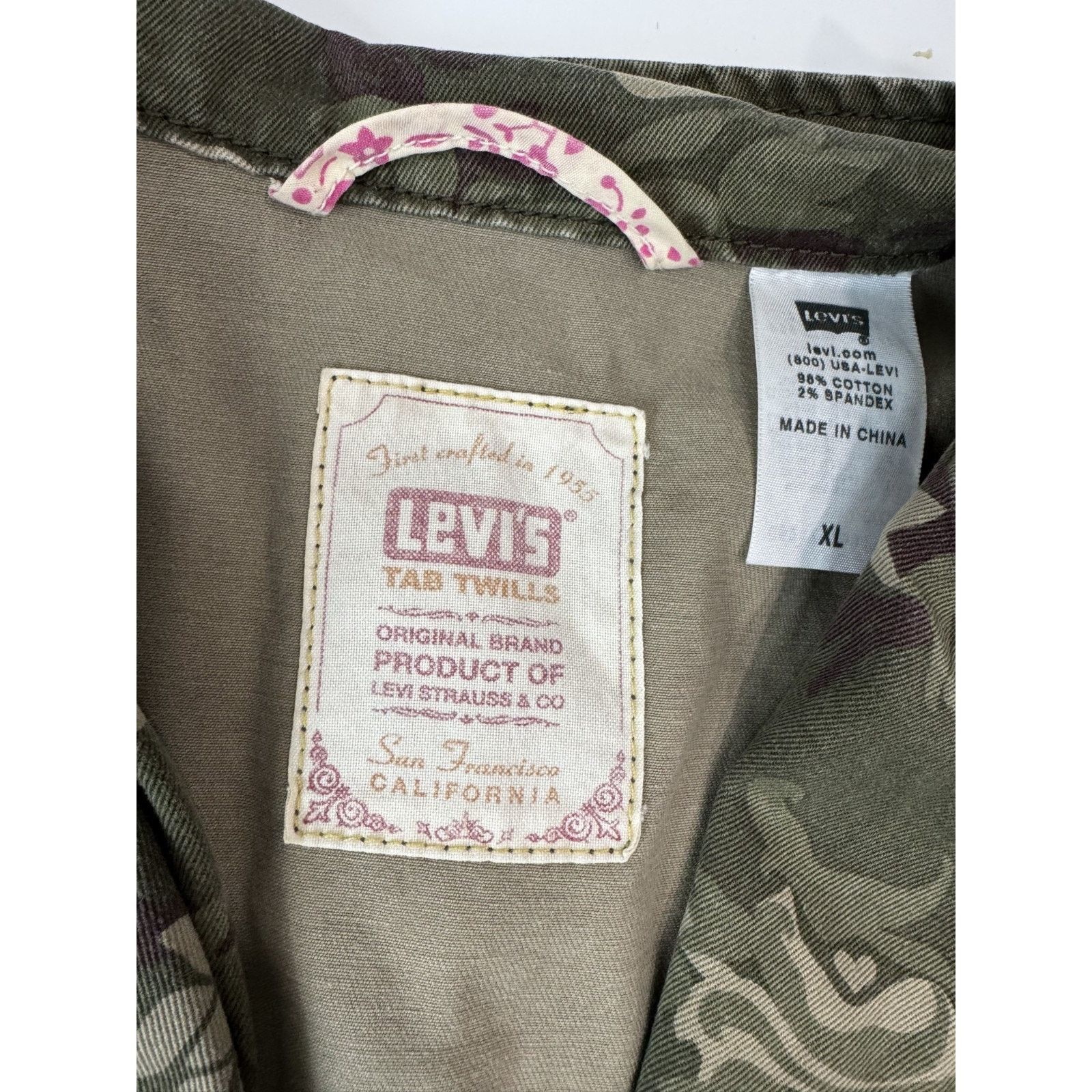 Levi's Levi's Tab Twill California Camo Jacket XL Studded Military Size XL / US 12-14 / IT 48-50 - 4 Thumbnail