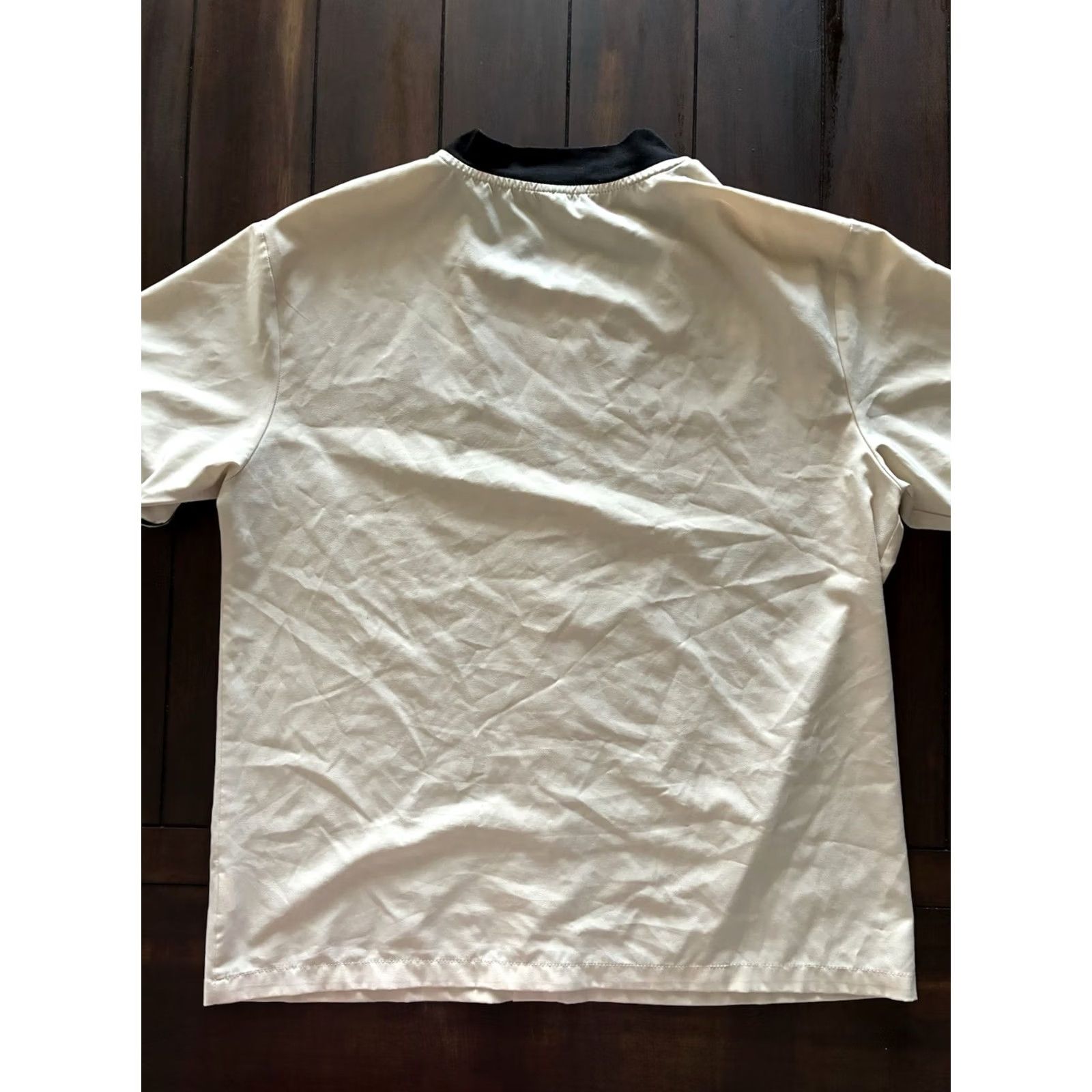 Shein SHEIN Chicago #23 Beige Medium Button-Up Bowling Shirt Men Short Sleeve Button-Down Collar Size US M / EU 48-50 / 2 - 6 Thumbnail
