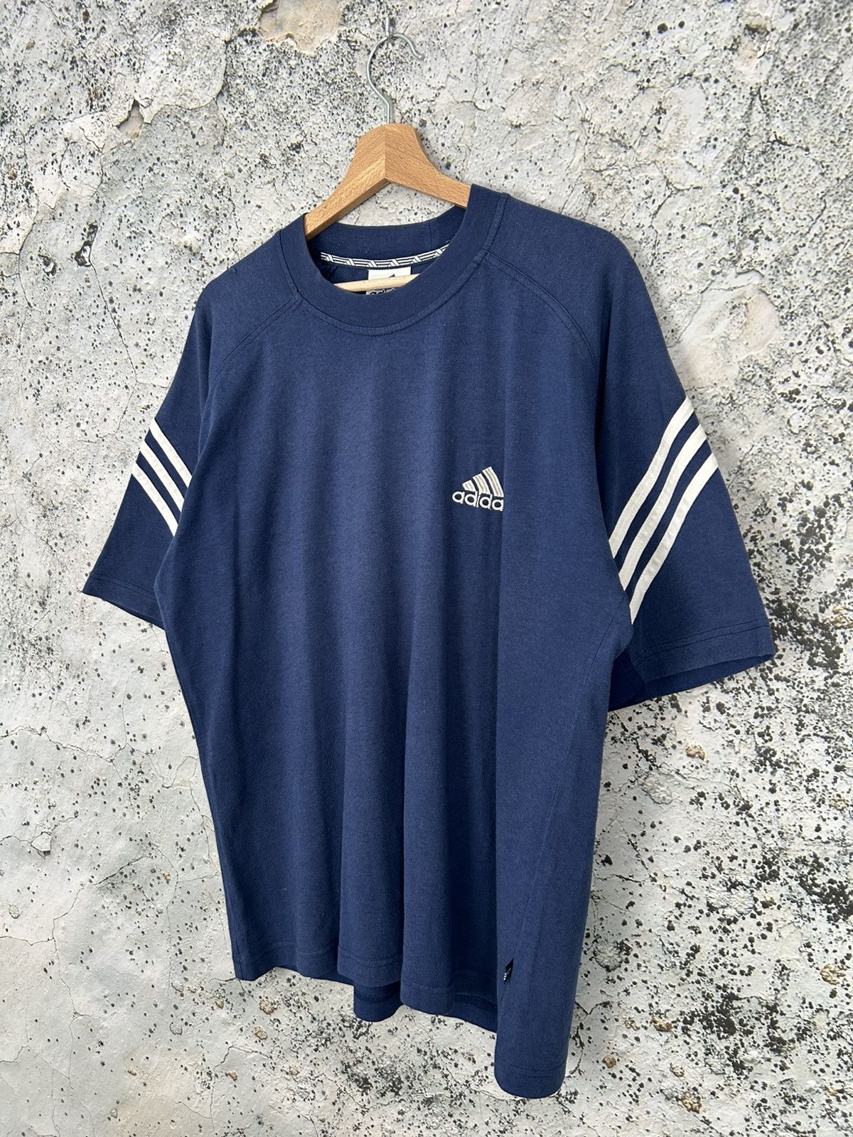Adidas Adidas Vintage Sportswear Tee 90s Boxy Fit Baggy Rap Skate Size US M / EU 48-50 / 2 - 2 Thumbnail