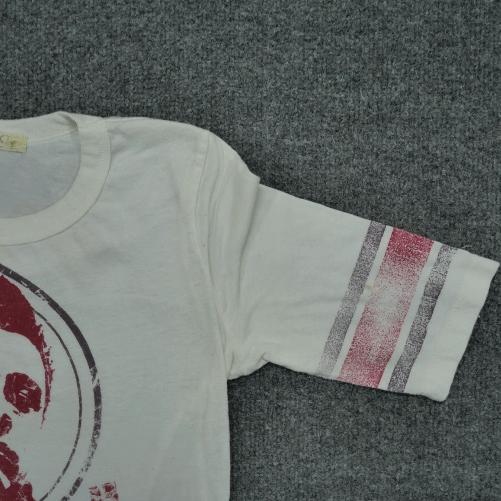 Vintage VINTAGE Mighty Fine James Dean Rebel T Shirt Womens M White Cotton Short Sleeve Round Neck Slim Fit Basic Casual Graphic Distressed 90s Size M / US 6-8 / IT 42-44 - 3 Thumbnail