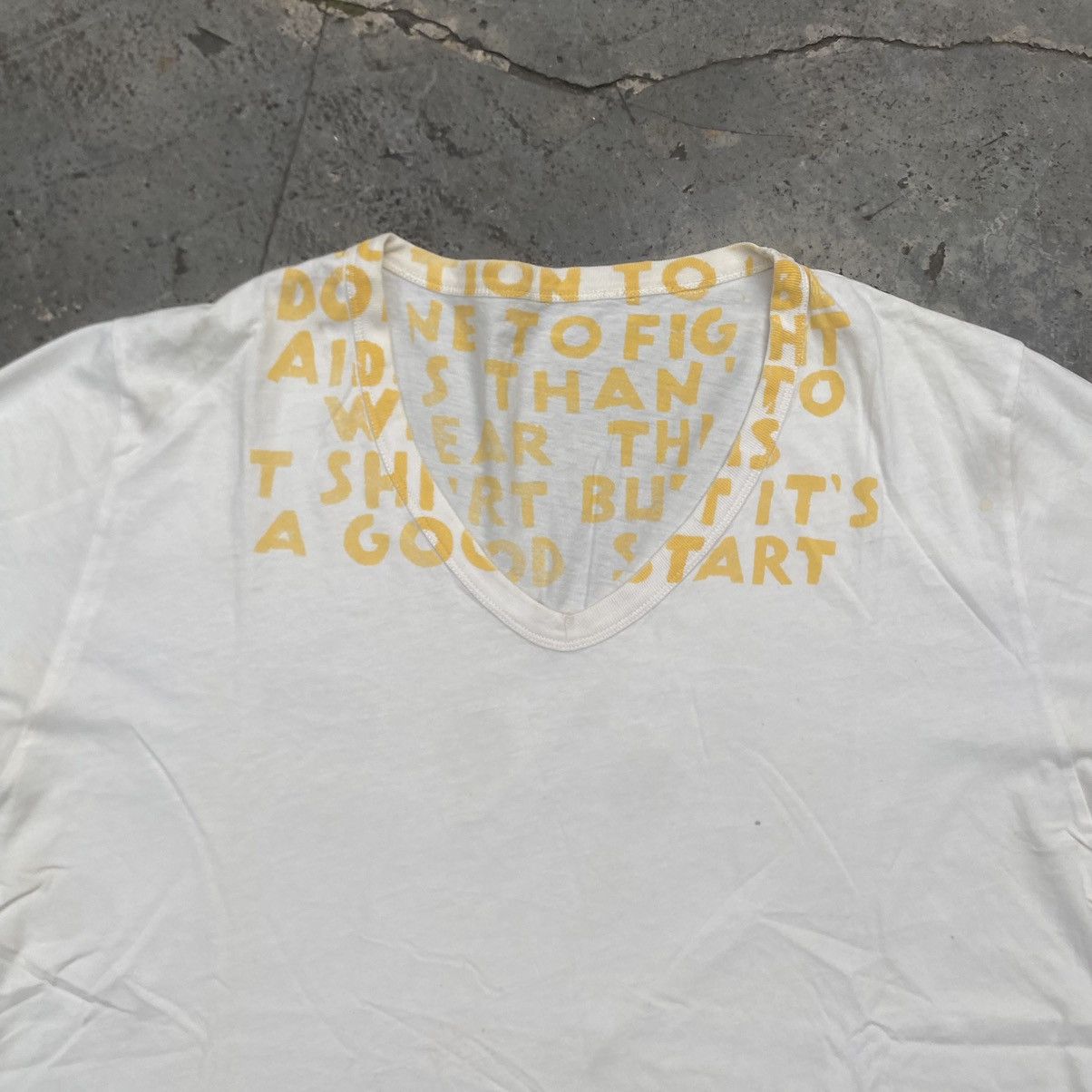 Maison Margiela Margiela Aids Tshirt Size US M / EU 48-50 / 2 - 2 Thumbnail