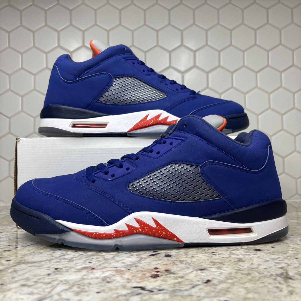Jordan Brand Size 14 - Air Jordan 5 Low Knick 2016 Rare Clean No Box Size US 14 / EU 47 - 1 Thumbnail