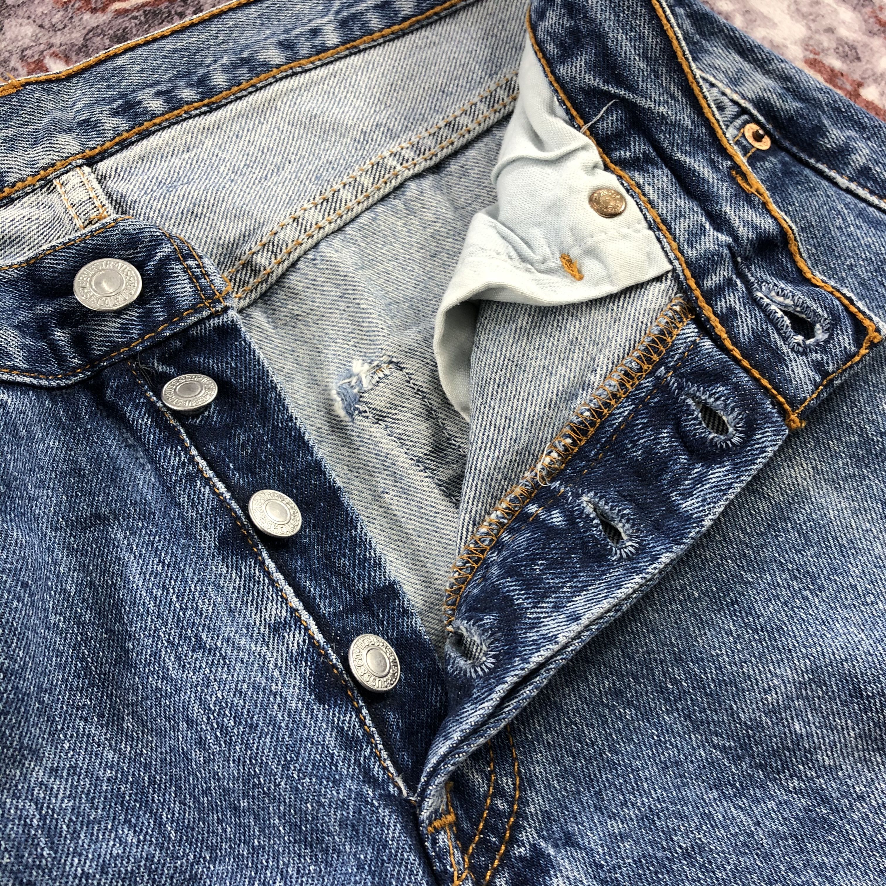 Levi's × Vintage Vintage Blue Wash Levis 501 Jeans-JM2299 Size US 30 / EU 46 - 12 Thumbnail