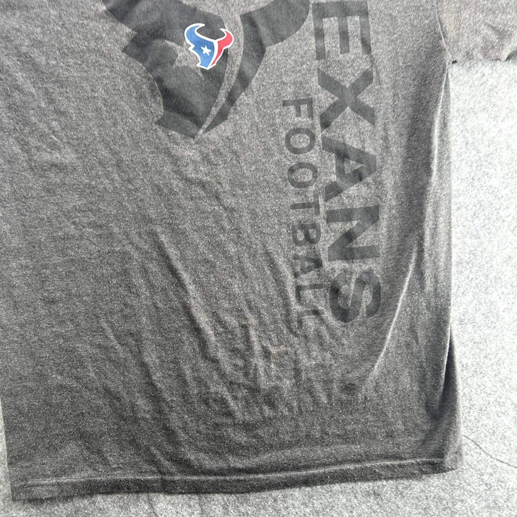 NFL Houston Texans Shirt Mens Large Gray NFL Team Apparel Football Tee Graphic Size US L / EU 52-54 / 3 - 4 Thumbnail
