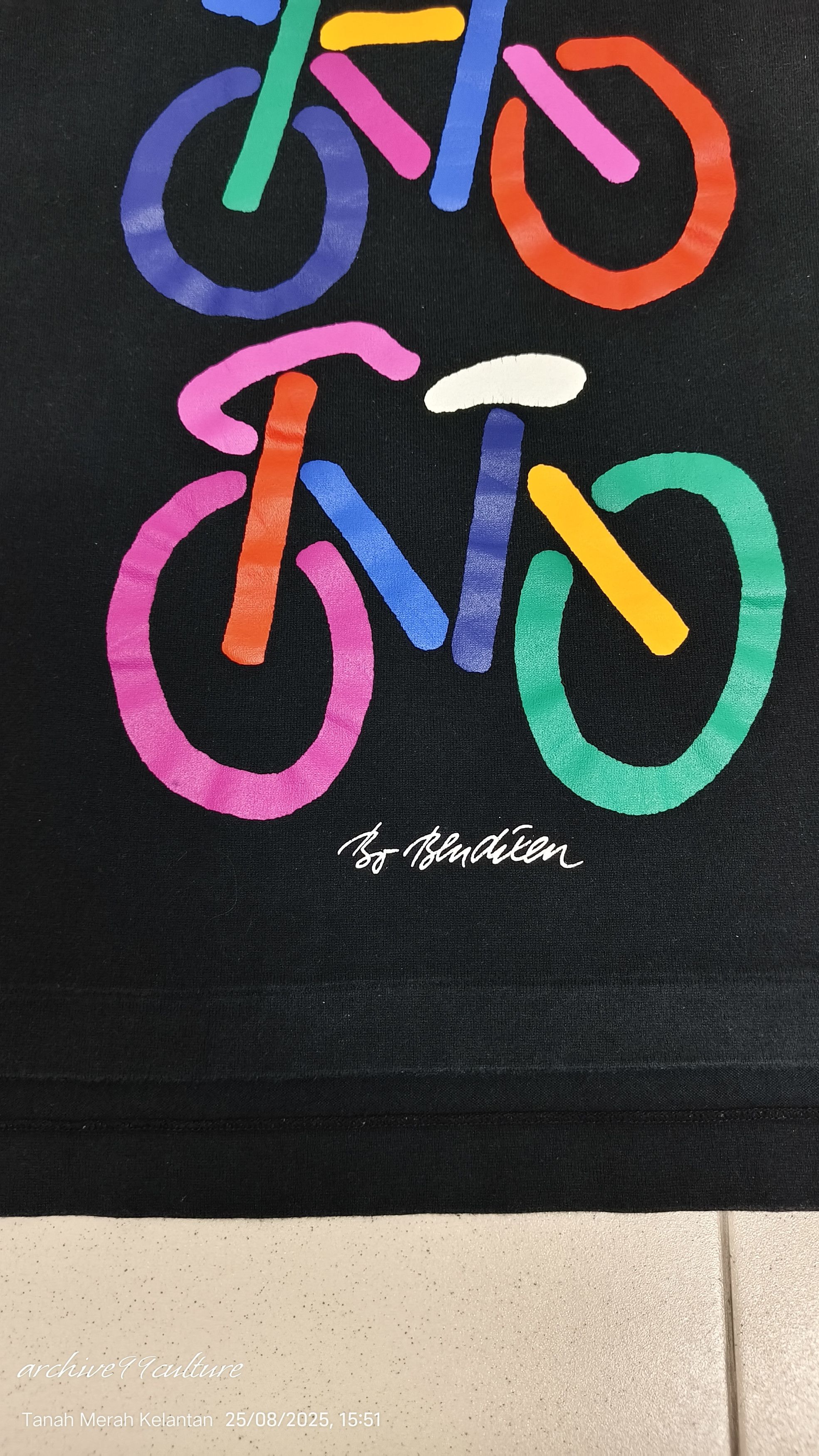 Other Vintage 90's Bo Bendixen Big cycling Racing graphic shirt Size US S / EU 44-46 / 1 - 11 Thumbnail