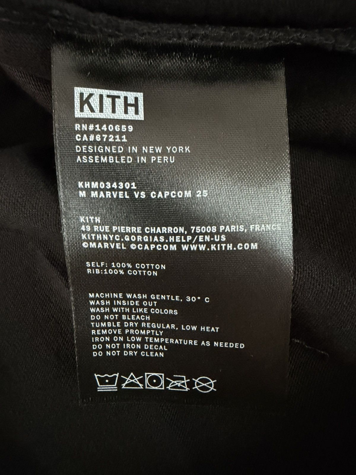 Kith KITH X Capcom MVC Street Fighter WORLD VINTAGE POCKET TEE Size US L / EU 52-54 / 3 - 12 Thumbnail