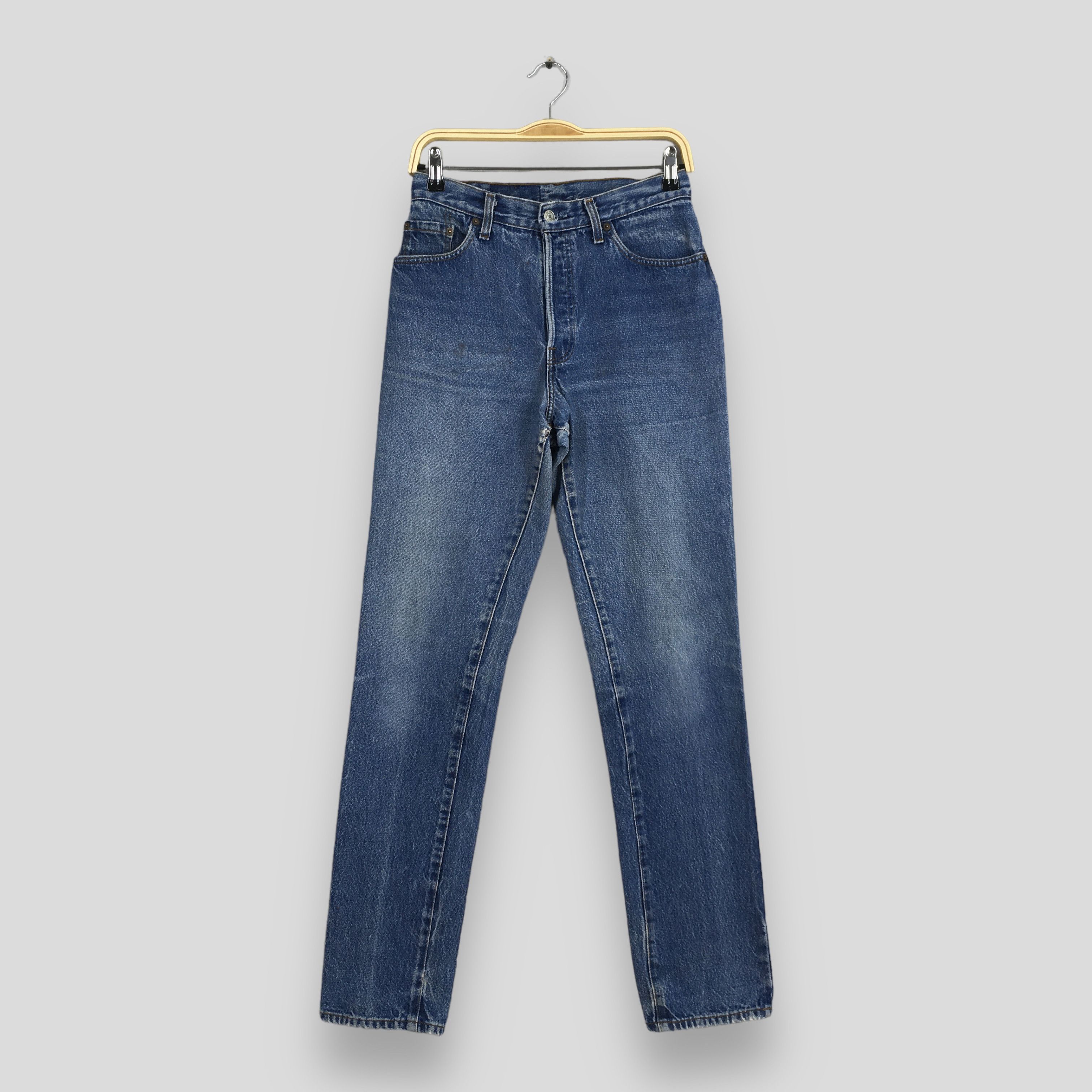 Levi's Size 26x32.5 Vintage 90s Levi's 501 Faded Blue Jeans S1087 Size 26" / US 2 / IT 38 - 1 Thumbnail