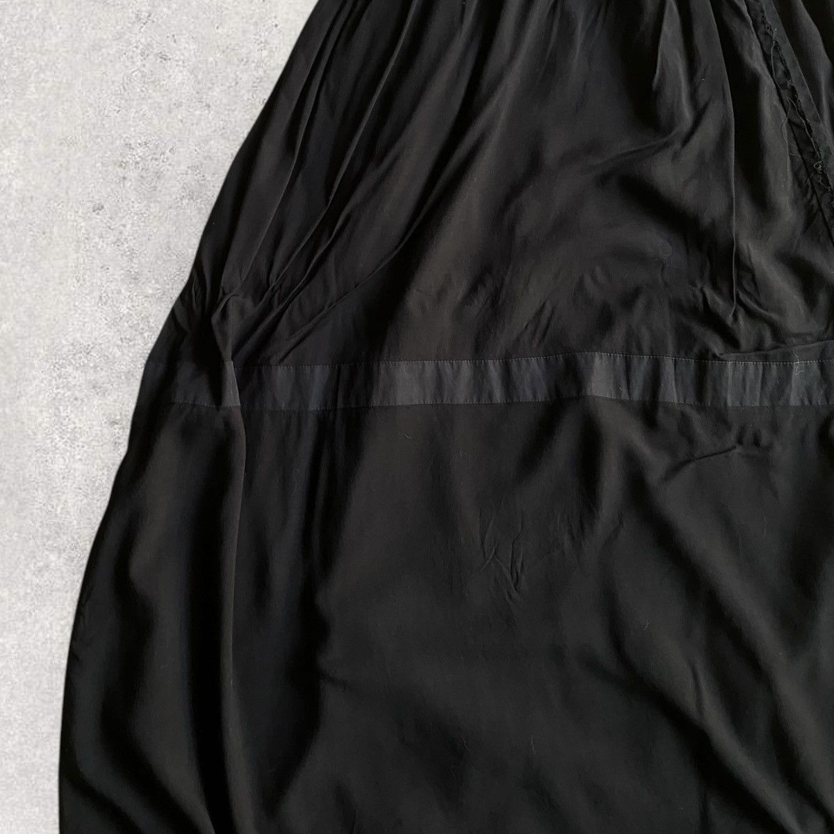 Yohji Yamamoto Ground Y SS18 Rayon Patchwork Skirt Size 28" / US 6 / IT 42 - 10 Thumbnail