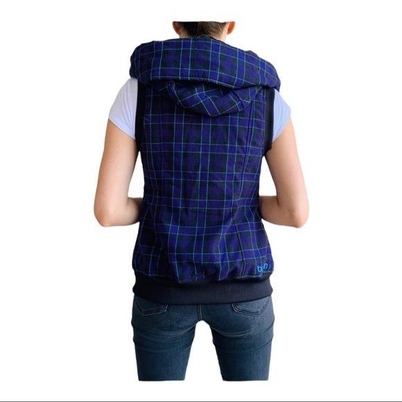 Burton Burton Ho Chi Minh Purple Plaid Dry Ride Hooded Vest Large N Size L / US 10 / IT 46 - 9 Thumbnail