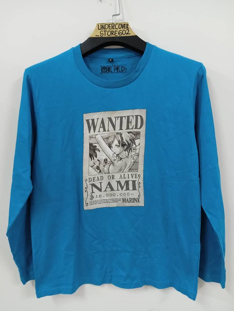 Anime × Japanese Brand × One Piece Best Offer🔥 Long Sleeve One Piece wanted nami Shirt Size US M / EU 48-50 / 2 - 1 Thumbnail