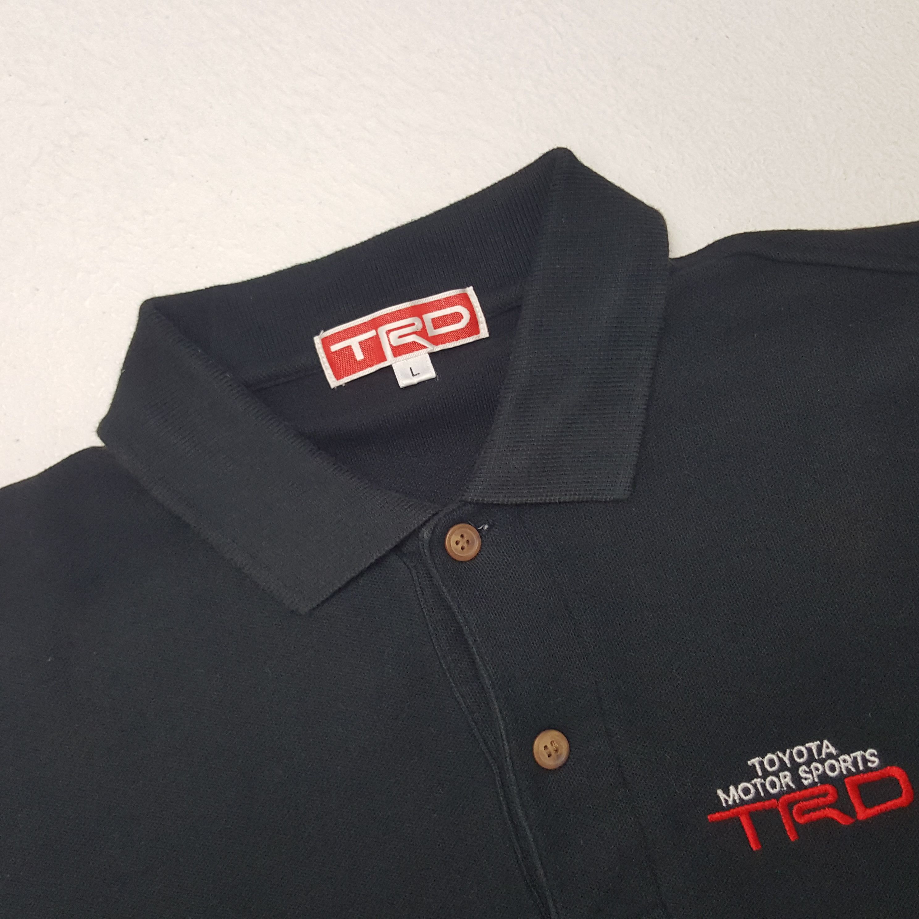 Japanese Brand × Vintage Vintage TRD Toyota Motorsports Japanese Racing Polos Size US L / EU 52-54 / 3 - 4 Thumbnail