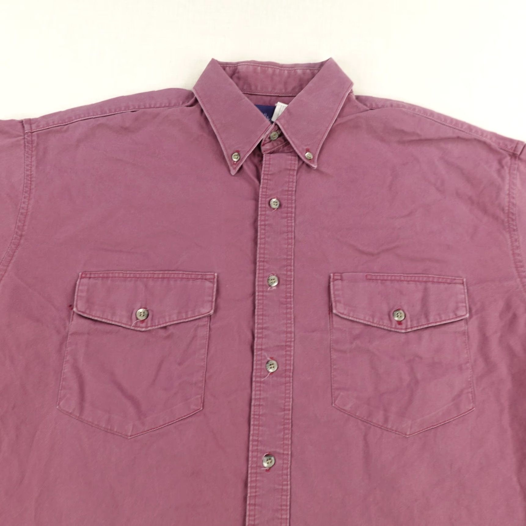 Wrangler VINTAGE Wrangler Shirt Mens XL Burgundy Canvas Western Button-Up 90s Cowboy Outdoor Casual Size US XL / EU 56 / 4 - 2 Thumbnail