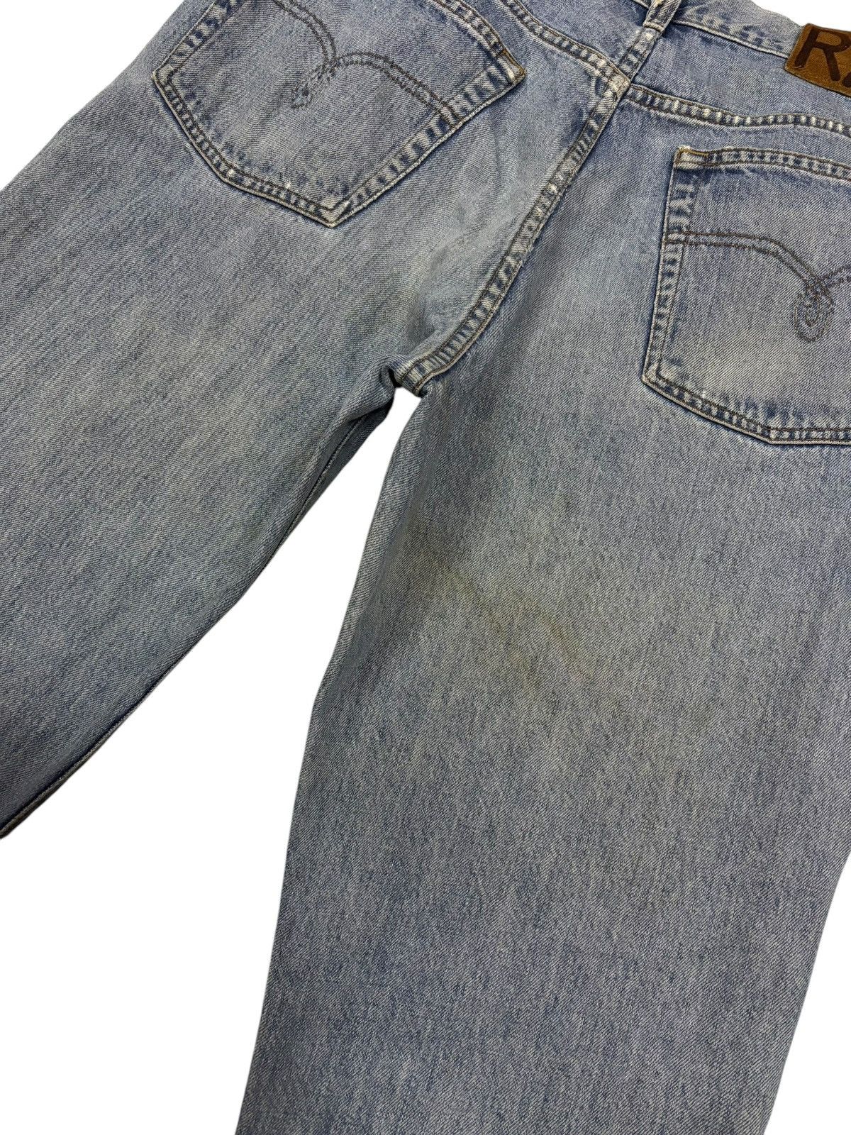 RRL Ralph Lauren × Ralph Lauren × Vintage 90s Vintage RRL Ralph Lauren Blue Washed Jeans Size US 33 - 7 Thumbnail