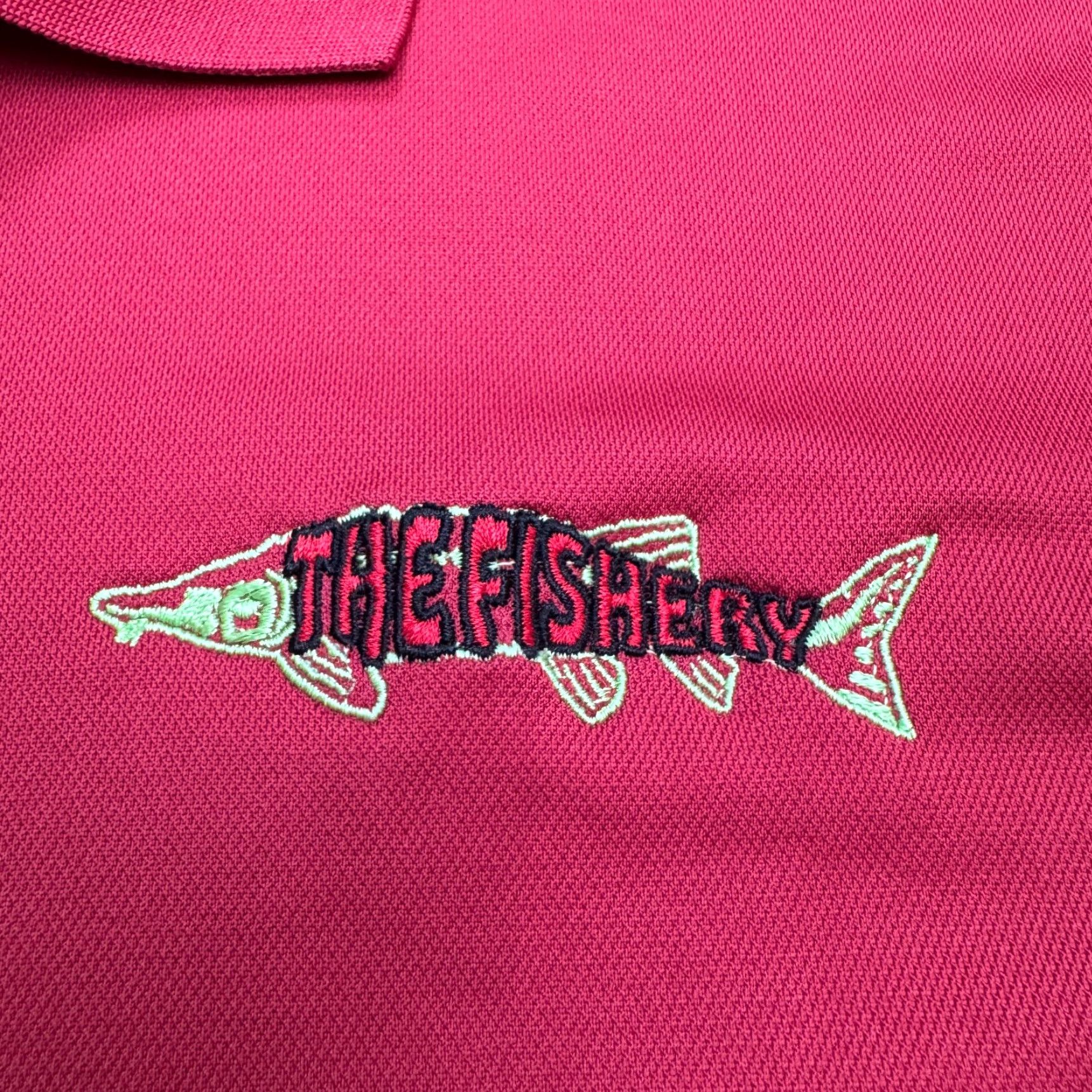 Nike Nike Golf Polo Shirt Mens XL Red Dri-Fit Embroidered Nike Dri-Fit The Fishery Fish Polo Shirt Red Embroidered Activewear Size US XL / EU 56 / 4 - 4 Thumbnail