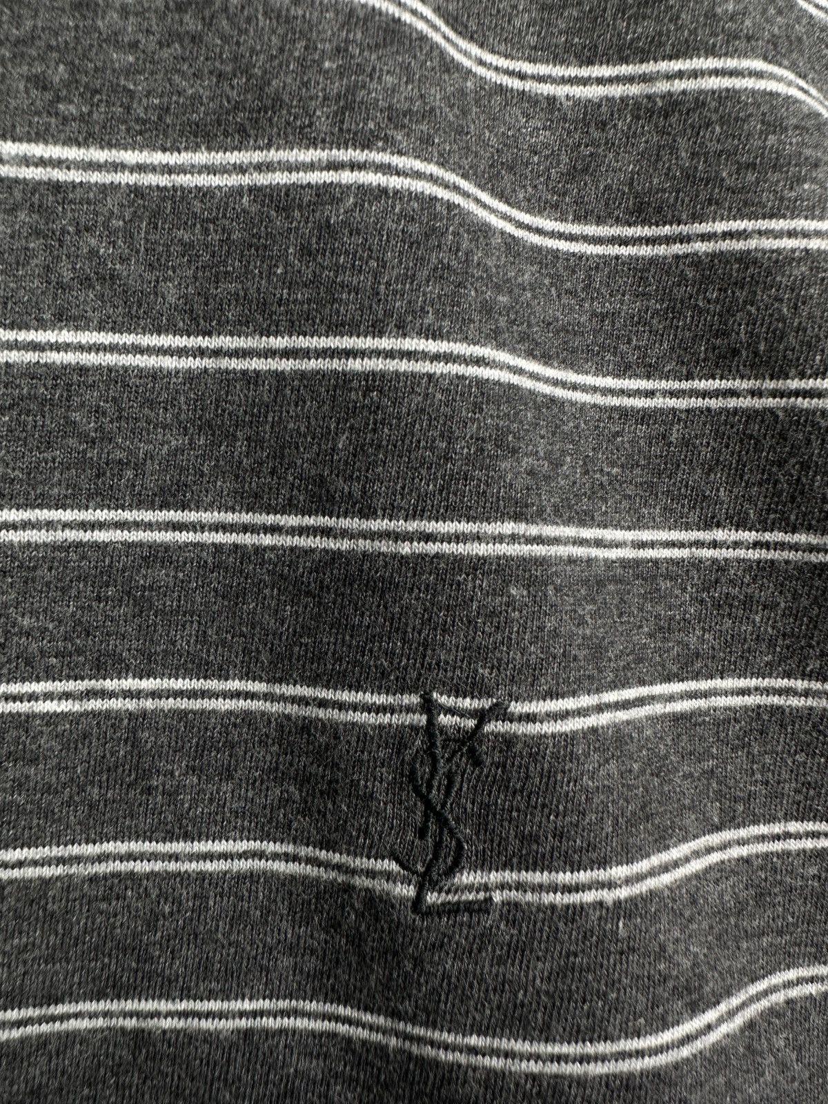 Yves Saint Laurent Yves Saint Laurent YSL Polo T Shirt Stripe Luxury Old Money Size US XL / EU 56 / 4 - 5 Thumbnail
