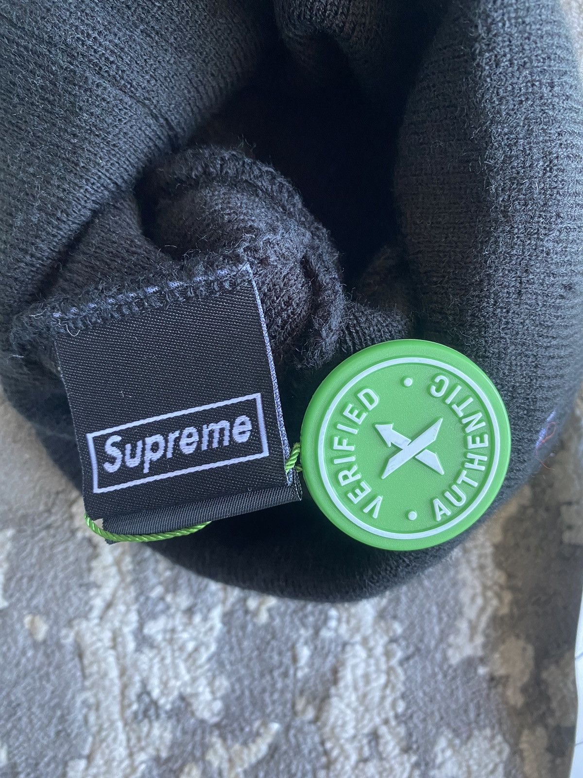 Rare Supreme Double Box Logo Beanie