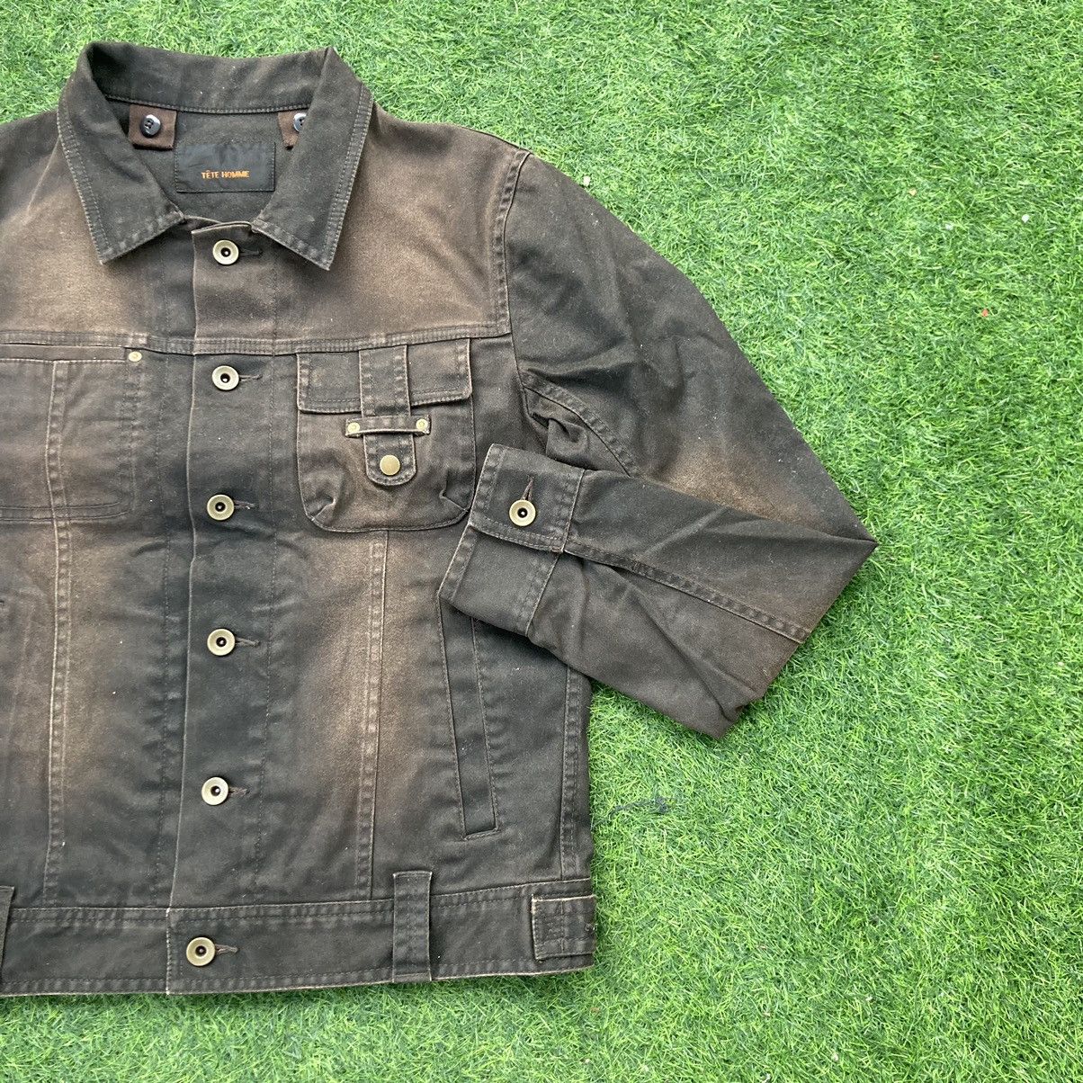 Issey Miyake × Tete Homme ISSEY MIYAKE TETE HOMME TRUCKER JACKET Size US M / EU 48-50 / 2 - 4 Thumbnail