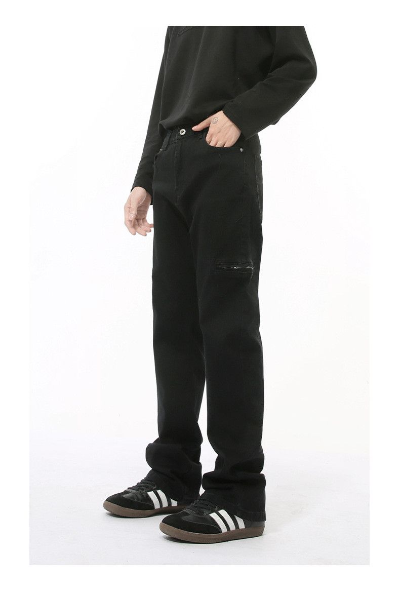 Japanese Brand × Jean Japanese retro straight zipper casual jeans Size US 32 / EU 48 - 4 Thumbnail