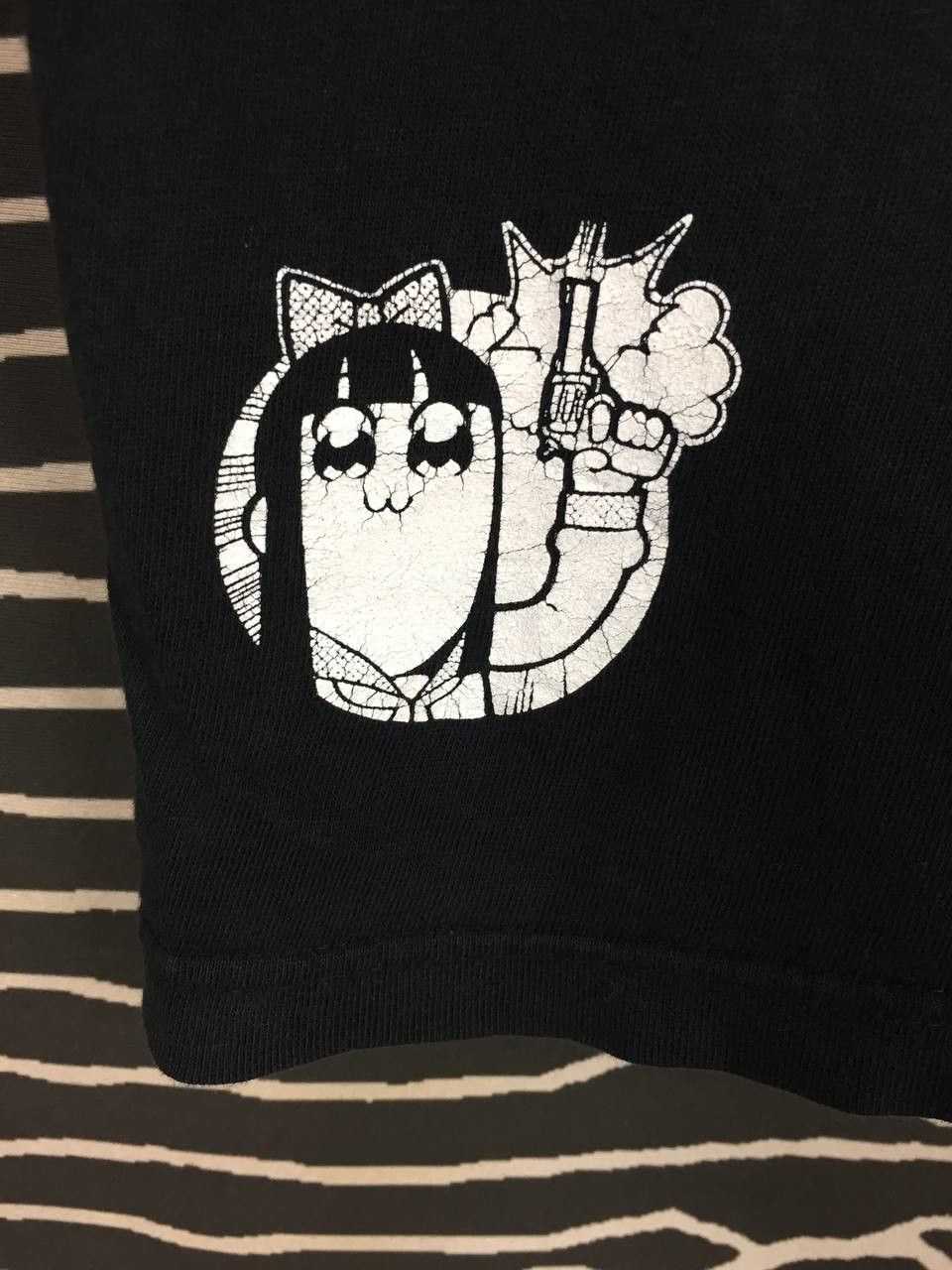 Anime Pop Team Epic Middle Finger Bullseye Target Anime Manga Tee Size US M / EU 48-50 / 2 - 5 Thumbnail