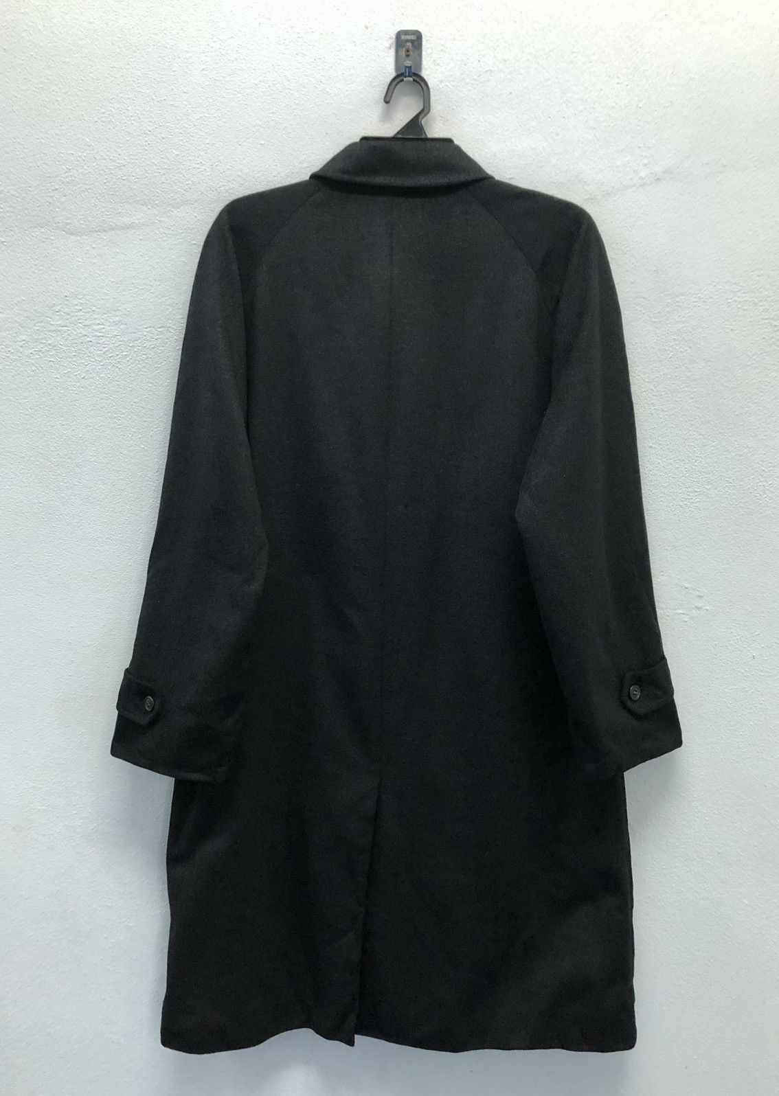 Yohji Yamamoto Yohji Yamamoto × D'Urban A.A.R Black Wool Overcoat (Size L) Size L / US 10 / IT 46 - 2 Thumbnail