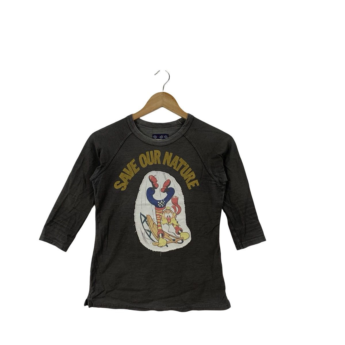 Other OLD BETTY'S Save Our Nature Natural Sun Faded Raglan Sleeve Size US XS / EU 42 / 0 - 3 Thumbnail