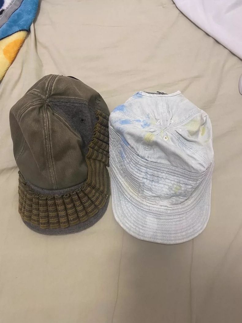 Kapital Kapital Distressed Denim Bucket Hats-2508 Size ONE SIZE - 1 Thumbnail