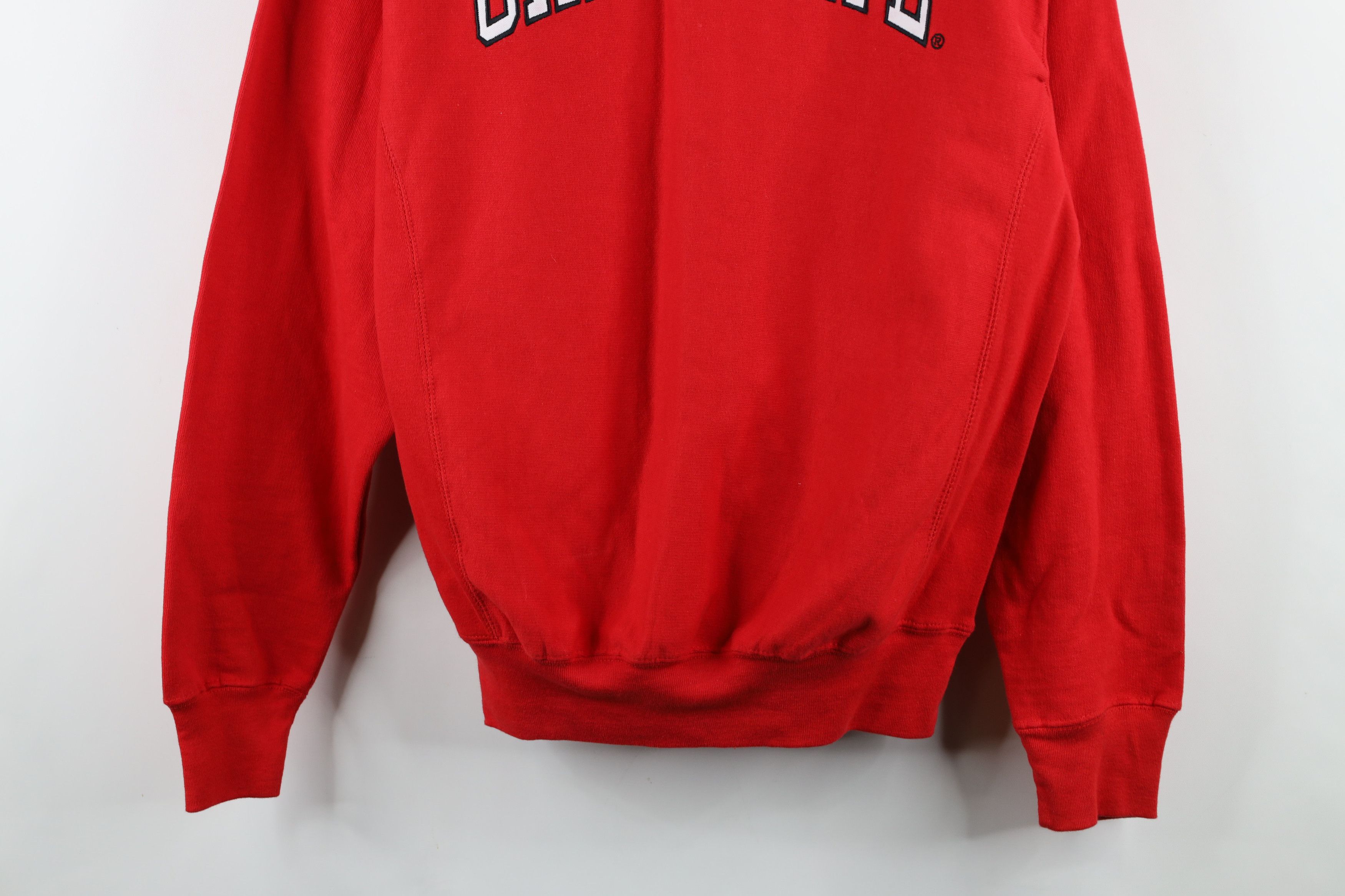 Vintage Vintage 90s Ohio State University Crewneck Sweatshirt Red Size US L / EU 52-54 / 3 - 3 Thumbnail