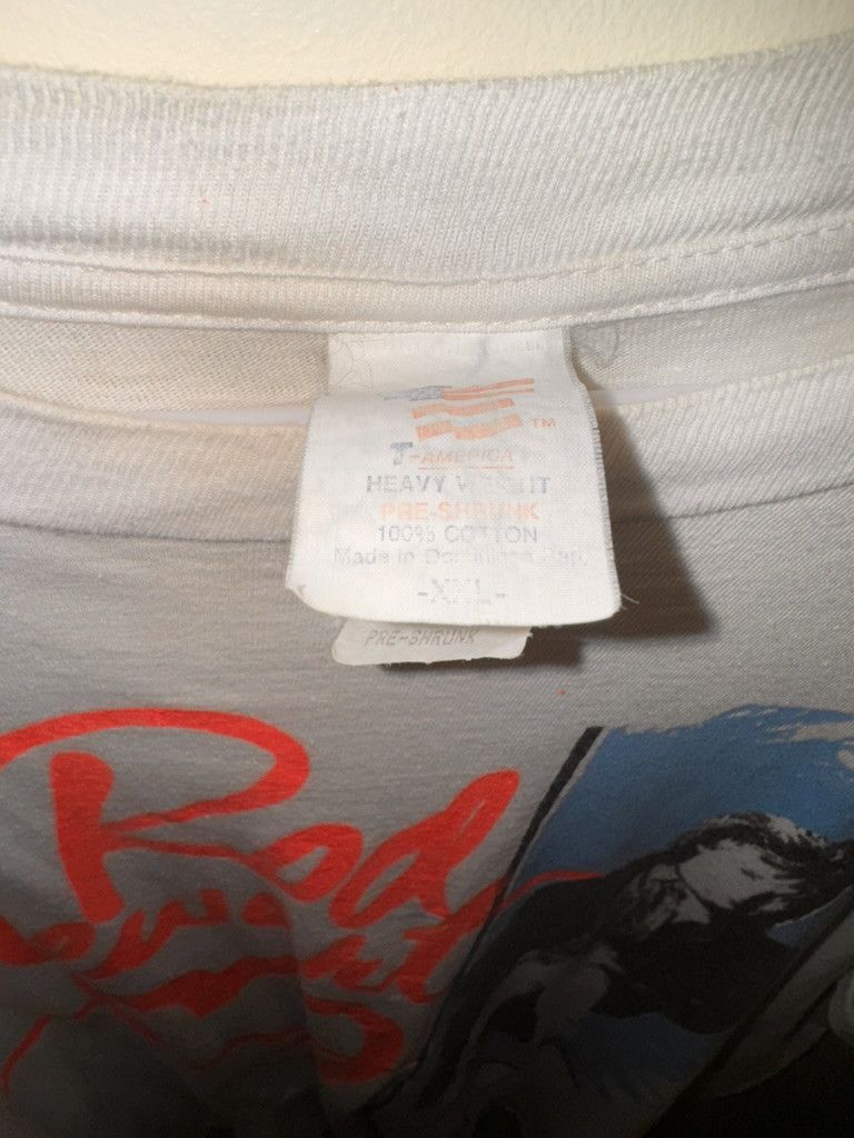 Vintage VINTAGE ROD STEWART "VEGABOND HEART" 1991 TOUR SHIRT Size US XXL / EU 58 / 5 - 5 Thumbnail