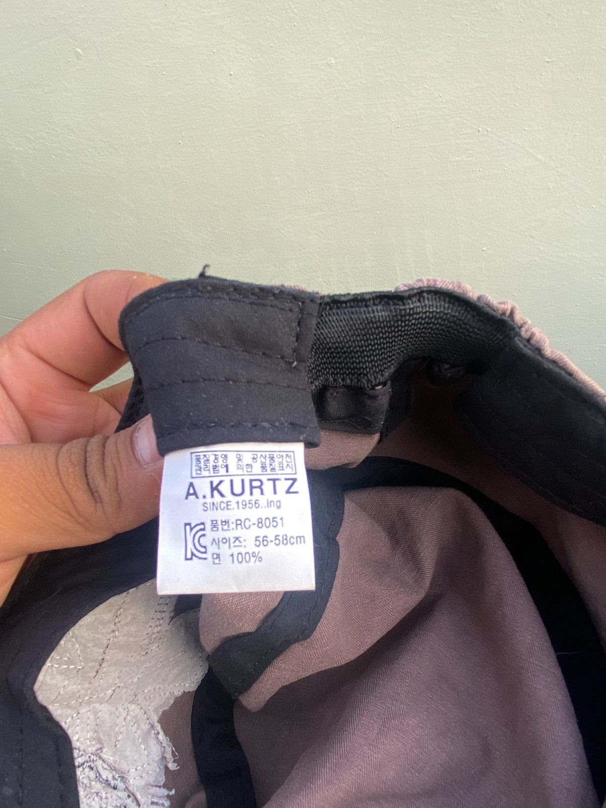 If Six Was Nine 2000s A.KURTZ puccini urban style ditsetressed patrol hat Size ONE SIZE - 8 Thumbnail