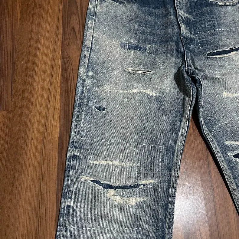 Neighborhood Neighborhood size S Washed Destroyed Cut Patch Sailor King Size US 27 - 3 Thumbnail