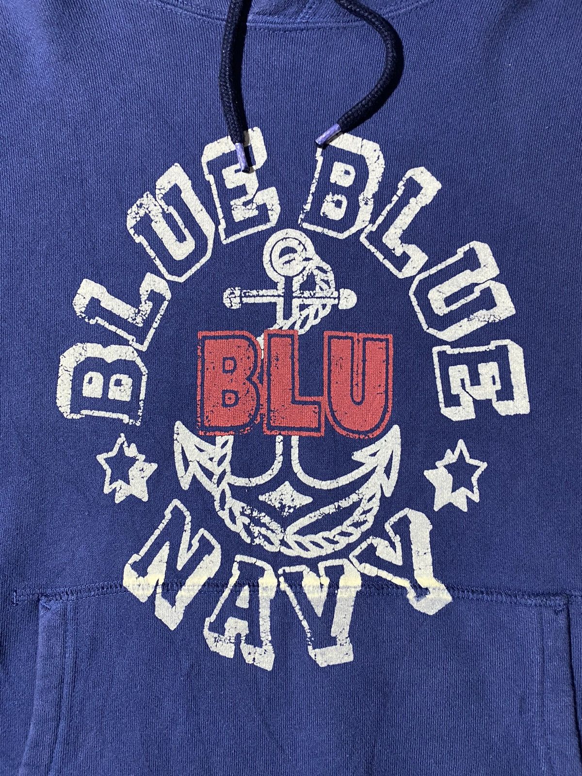 Blue Blue Japan × Vintage Vintage Blue Blue Indigo Dyed Hoodie Size US M / EU 48-50 / 2 - 3 Thumbnail