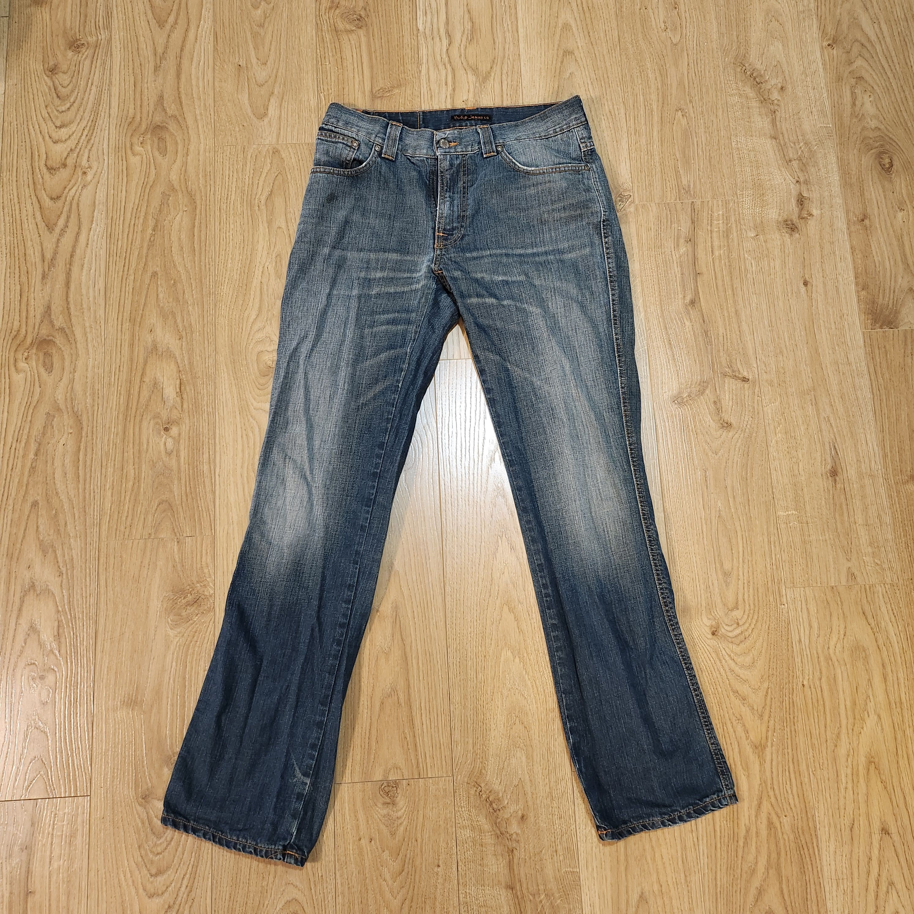 Nudie Jeans 32x32 Slim Jim - Nudie Jeans Grey Denim Size US 32 / EU 48 - 1 Thumbnail