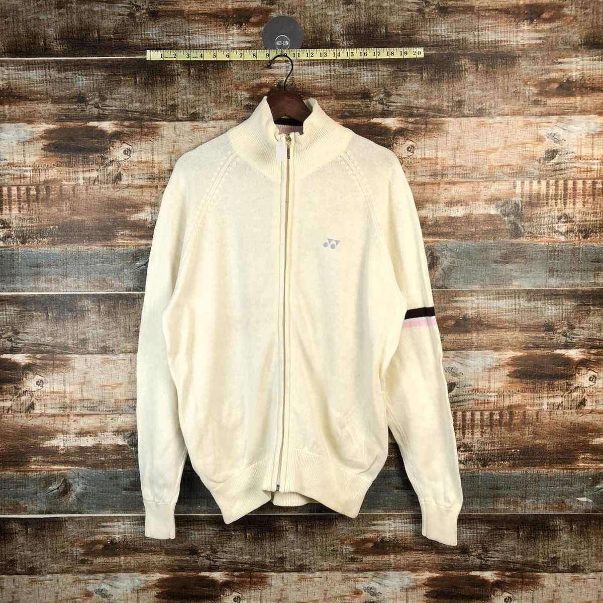 Vintage DL Yonex japan vintage White Knitwear #C751 Size US M / EU 48-50 / 2 - 1 Thumbnail
