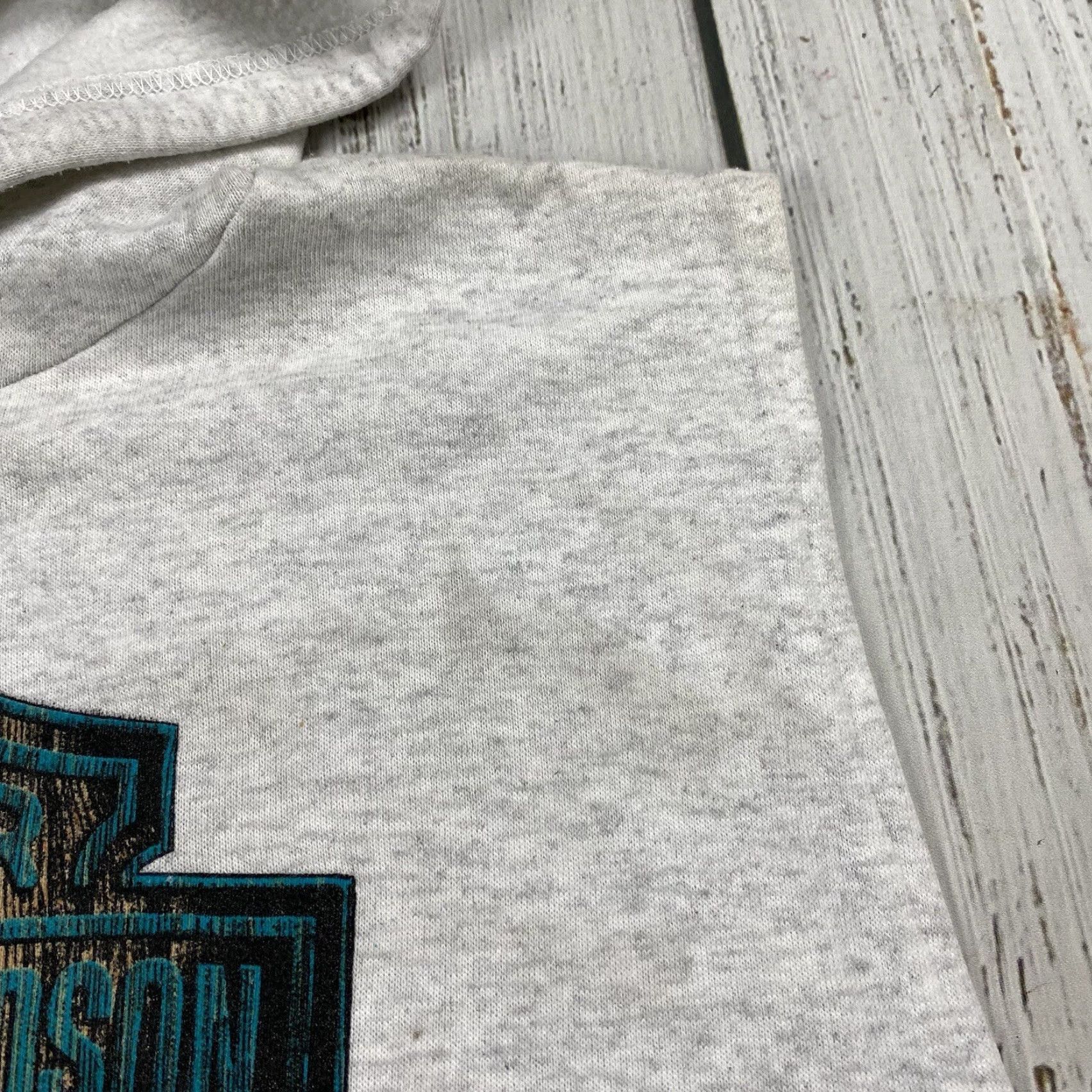 Harley Davidson VINTAGE Harley-Davidson Sleeveless Hoodie Unisex XL Gray 80s 90s Southwest Graphic USA Size US XL / EU 56 / 4 - 5 Thumbnail