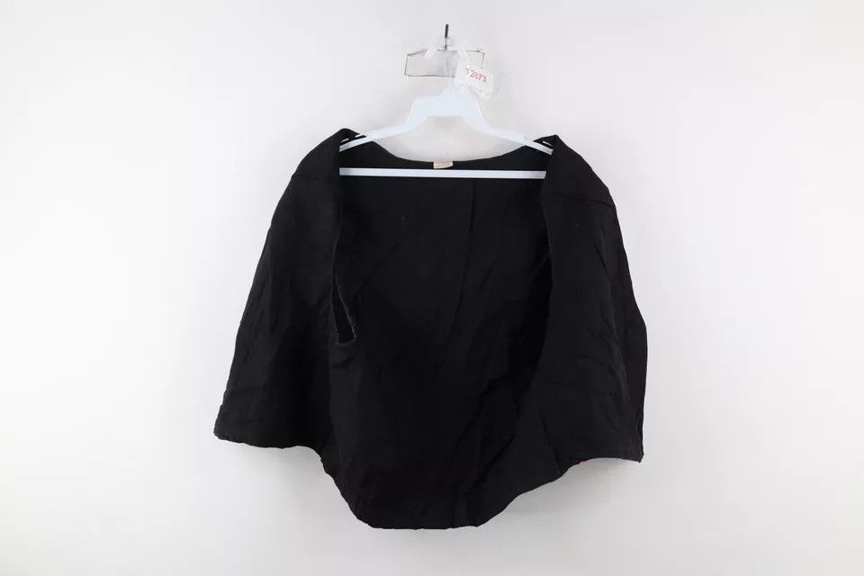 Vintage Vintage 90s Streetwear Patchwork Fish Open Front Vest Jacket Size M / US 6-8 / IT 42-44 - 6 Thumbnail