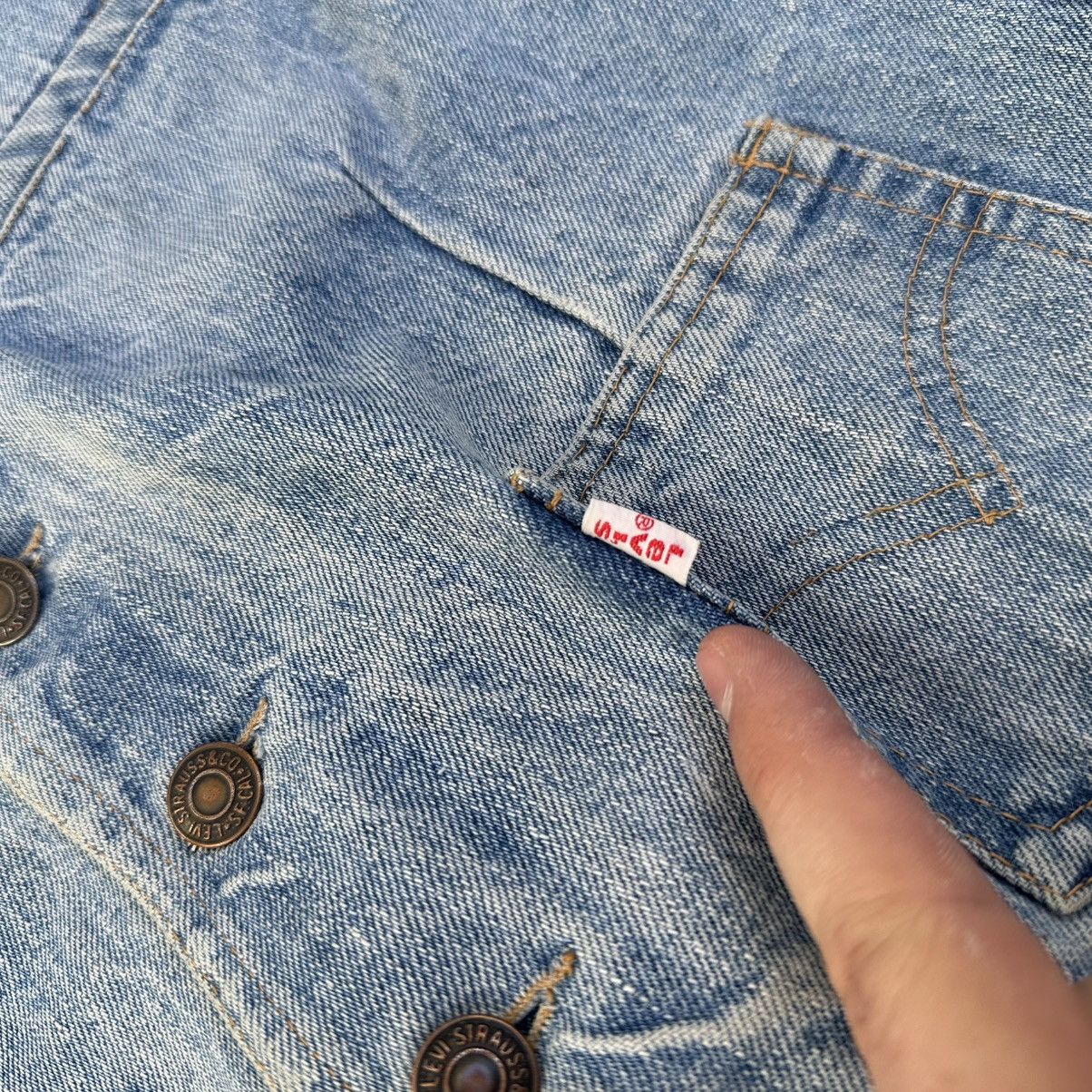 Levi's VERY RARE WESTERN 60s/70s Levi’s White/Red Reverse Tab Vest Size S / US 4 / IT 40 - 6 Thumbnail
