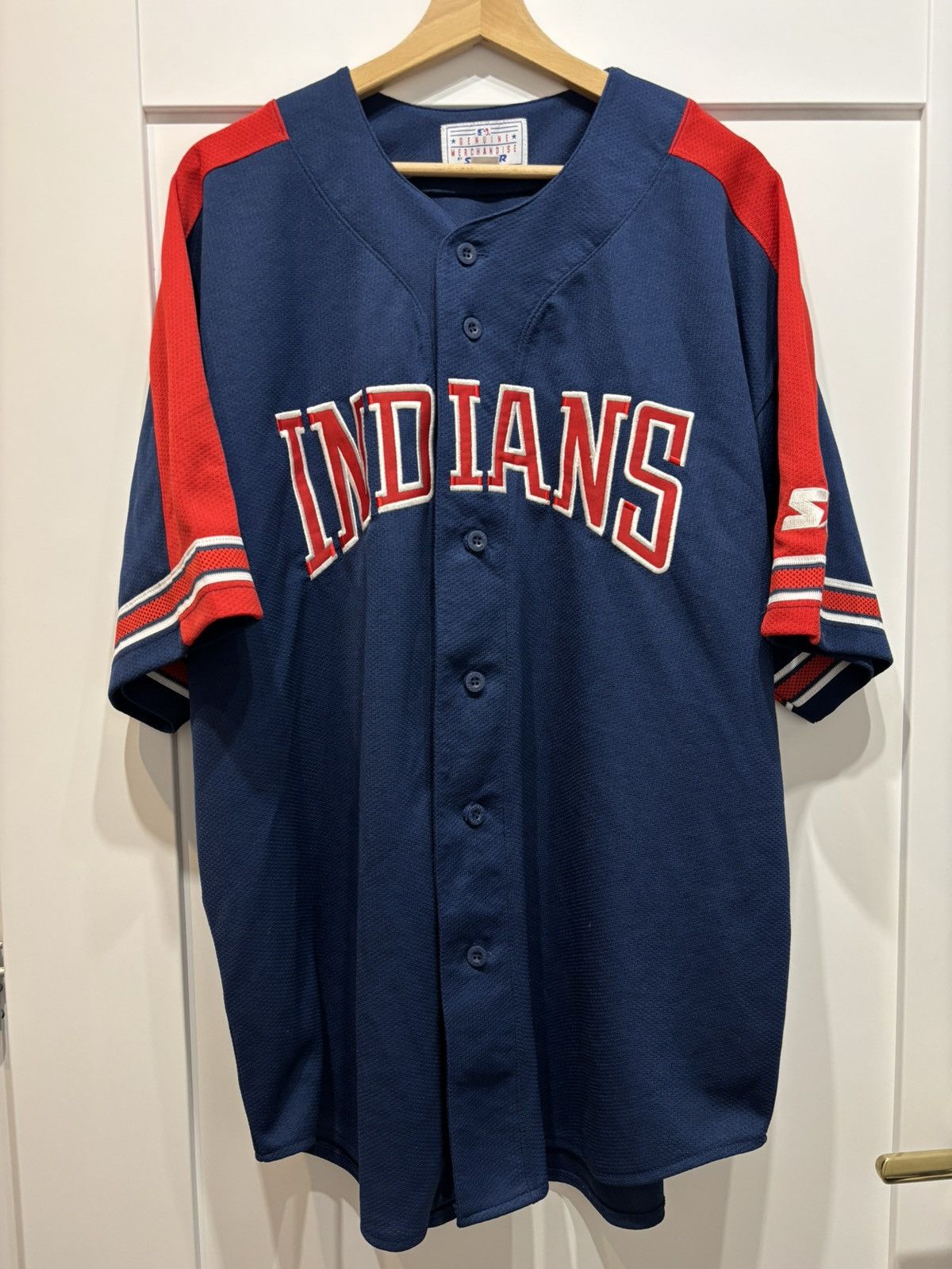 MLB × Starter × Vintage MLB Starter Cleveland Guardians Indians Jersey XL vintage Size US XL / EU 56 / 4 - 1 Thumbnail