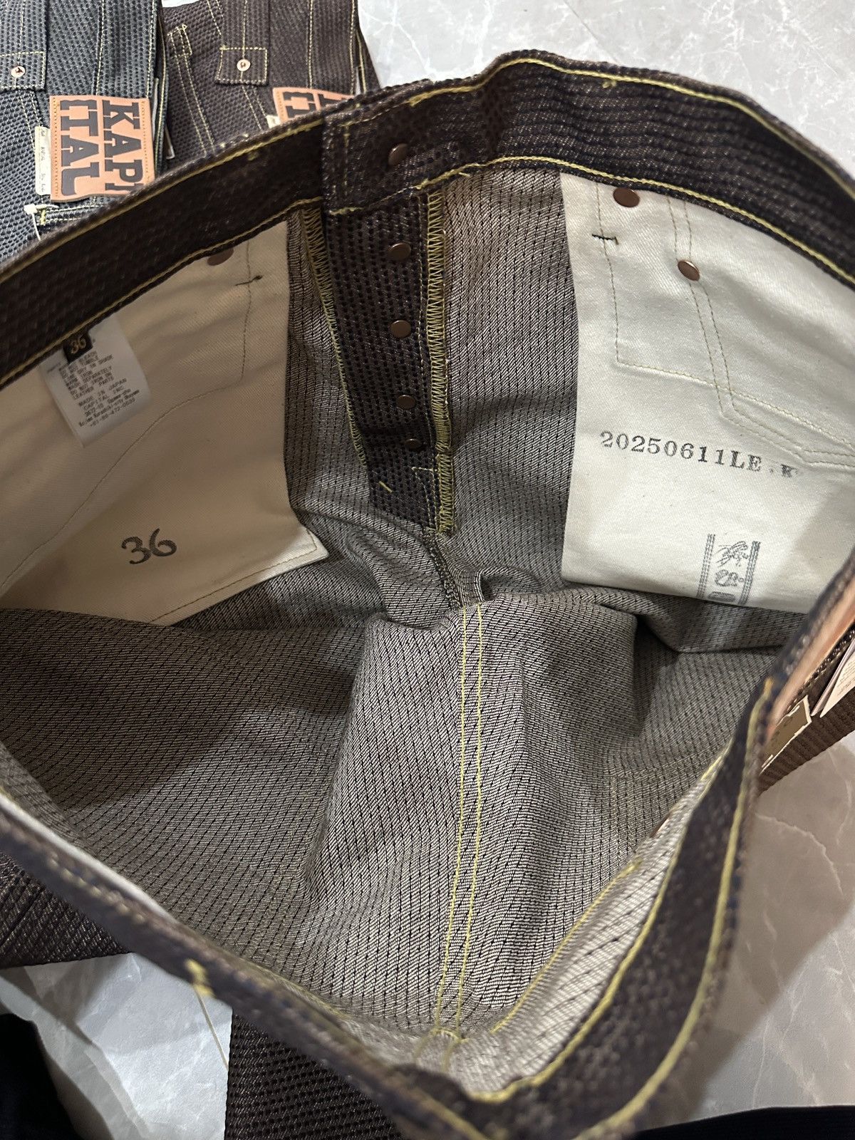 Kapital Kountry Kapital Century 5P Monkey cisco denim "Brown" size 36 Size US 36 / EU 52 - 8 Thumbnail