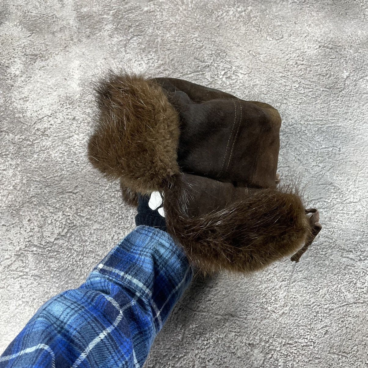 Japanese Brand Vintage Y2K Furry Alt Fuzzy Beanie Ushanka Mohair Uzi Vert Size ONE SIZE - 3 Thumbnail