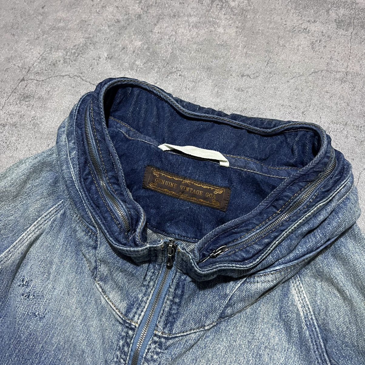 GOA GOA Distressed Denim Bono Jacket LGB The Attic Midas Style Size US L / EU 52-54 / 3 - 3 Thumbnail