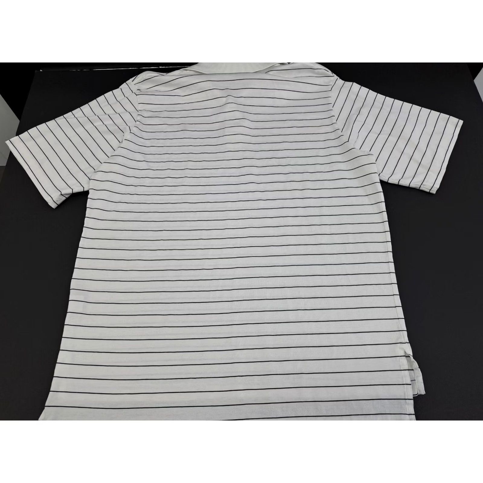 Ralph Lauren Ralph Lauren Polo Golf Short Sleeve Shirt Mens Size L White Black Stripe #4000 Size US L / EU 52-54 / 3 - 4 Thumbnail