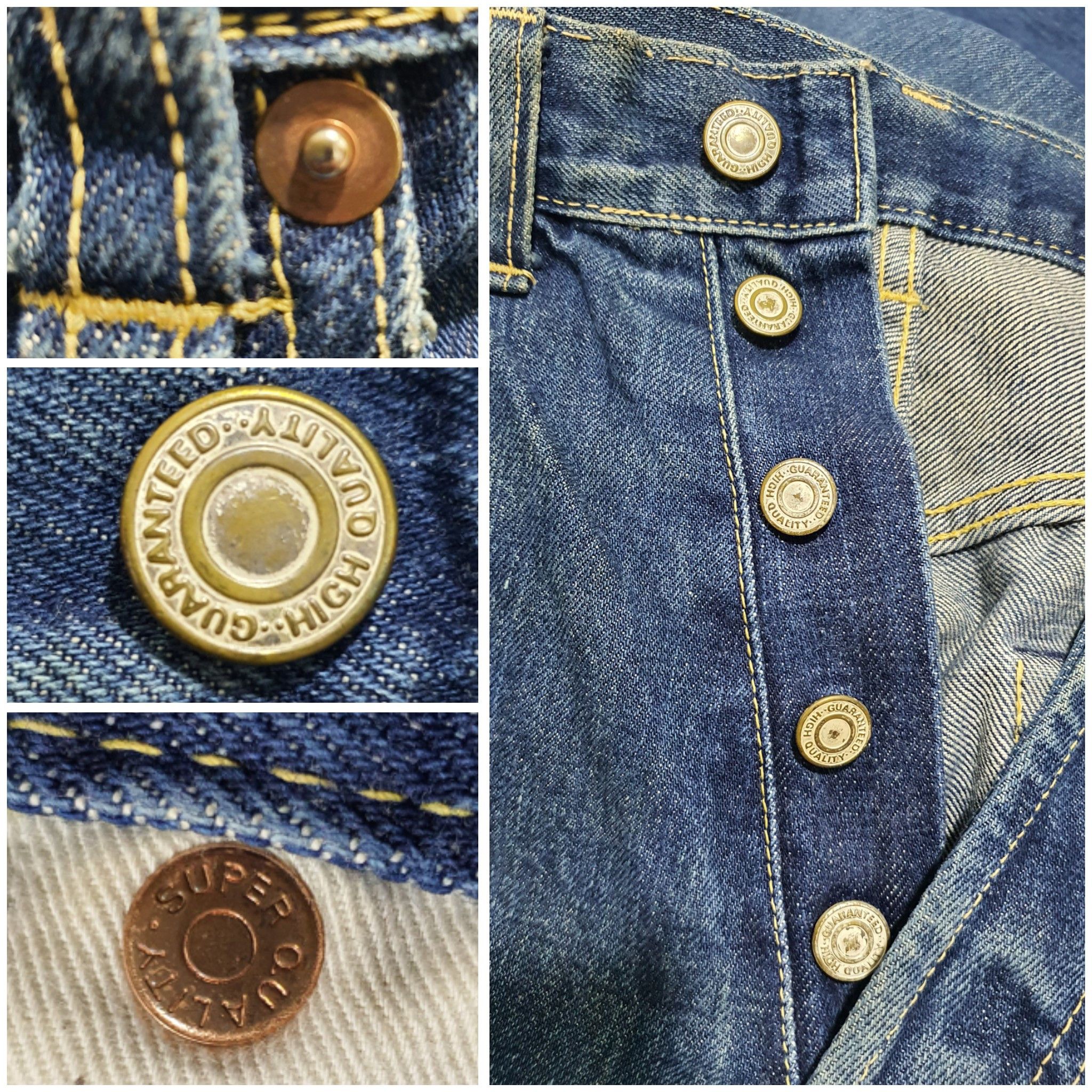 Studio D'Artisan × Vintage STUDIO D’ARTISAN 31/38.5 SELVEDGE BAGGY JEANS Size US 31 - 5 Thumbnail