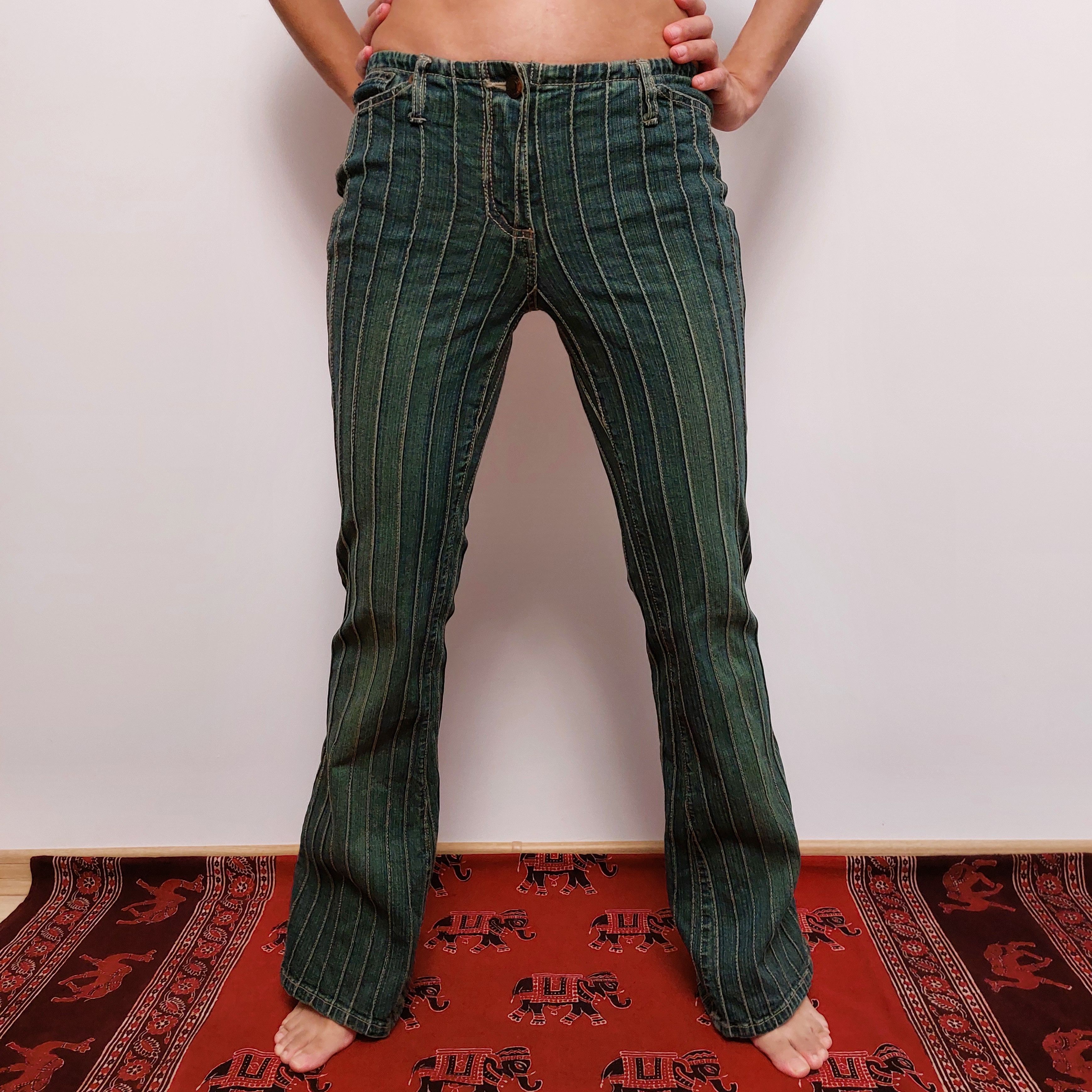 Vintage Vintage 90s y2k flared jeans Size 25" / US 0 / IT 36 - 3 Thumbnail