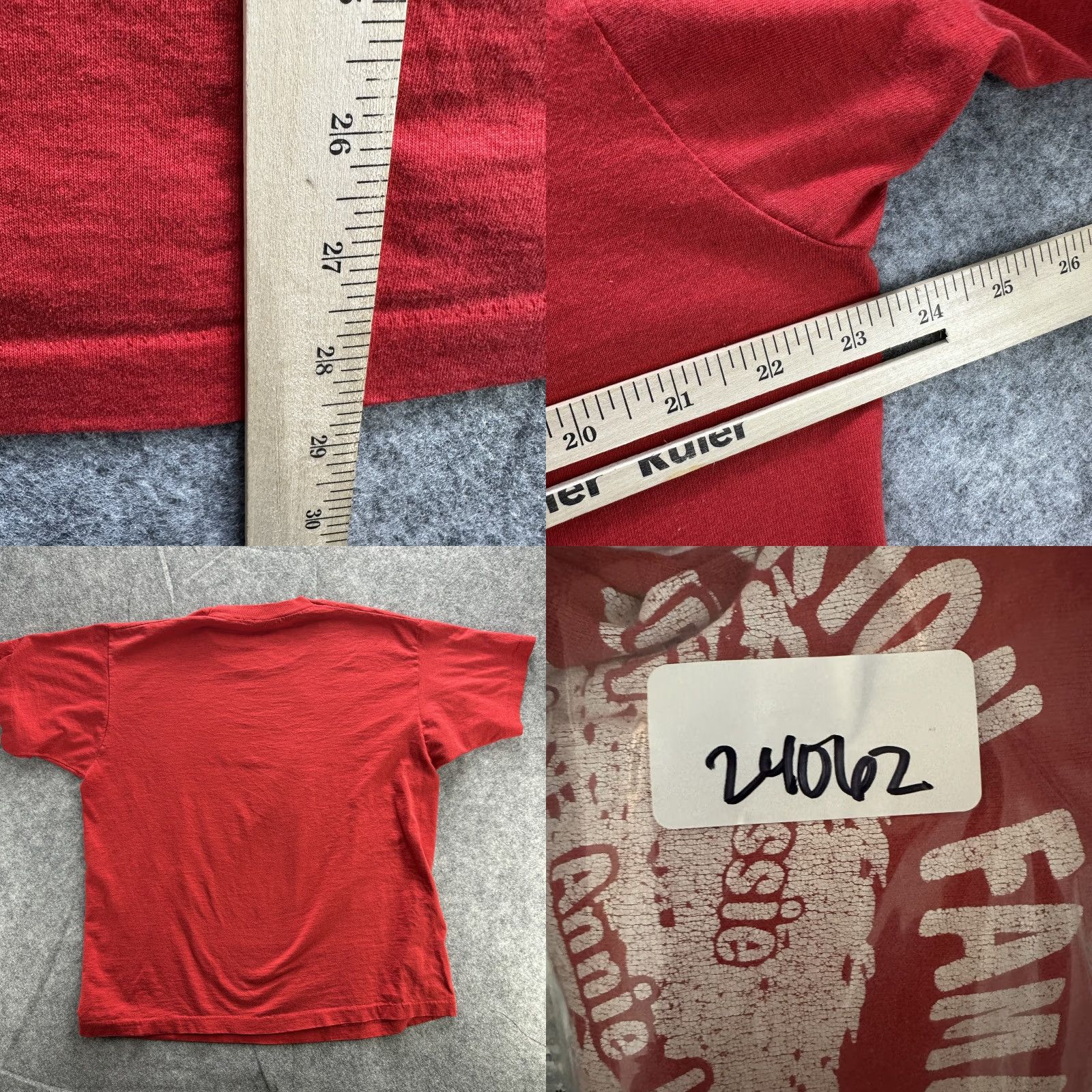 Vintage VINTAGE Screen Stars Best Shirt Mens XL Red 90s Family Reunion Crew Neck Short Sleeve Graphic Print Cotton Polyester Blend Mens Size US XL / EU 56 / 4 - 8 Thumbnail
