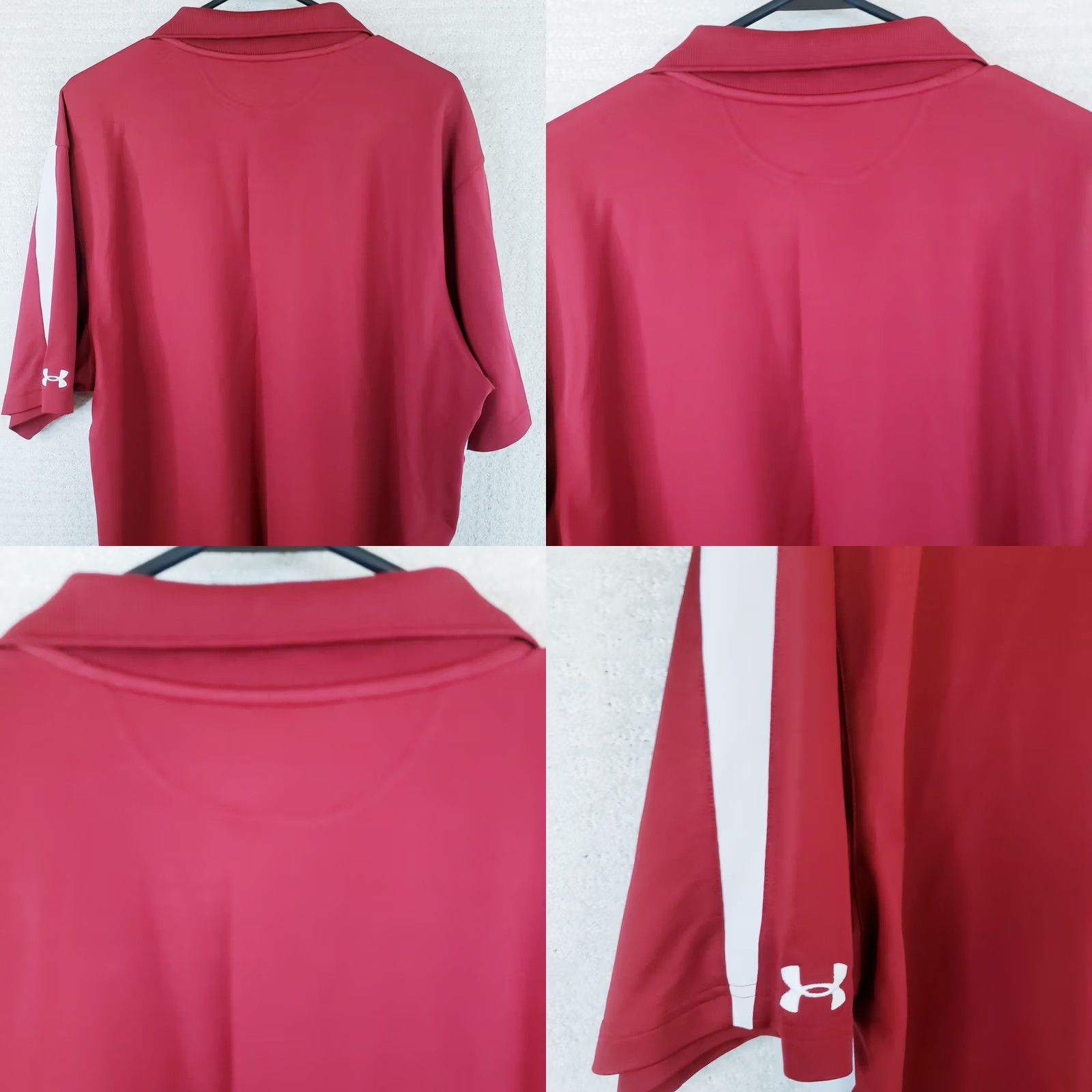 Under Armour Under Armour Polo Shirt Mens XL Red Performance University South Carolina Gamecocks Logo Shirt Sports Football Golf Walking Size US XL / EU 56 / 4 - 8 Thumbnail