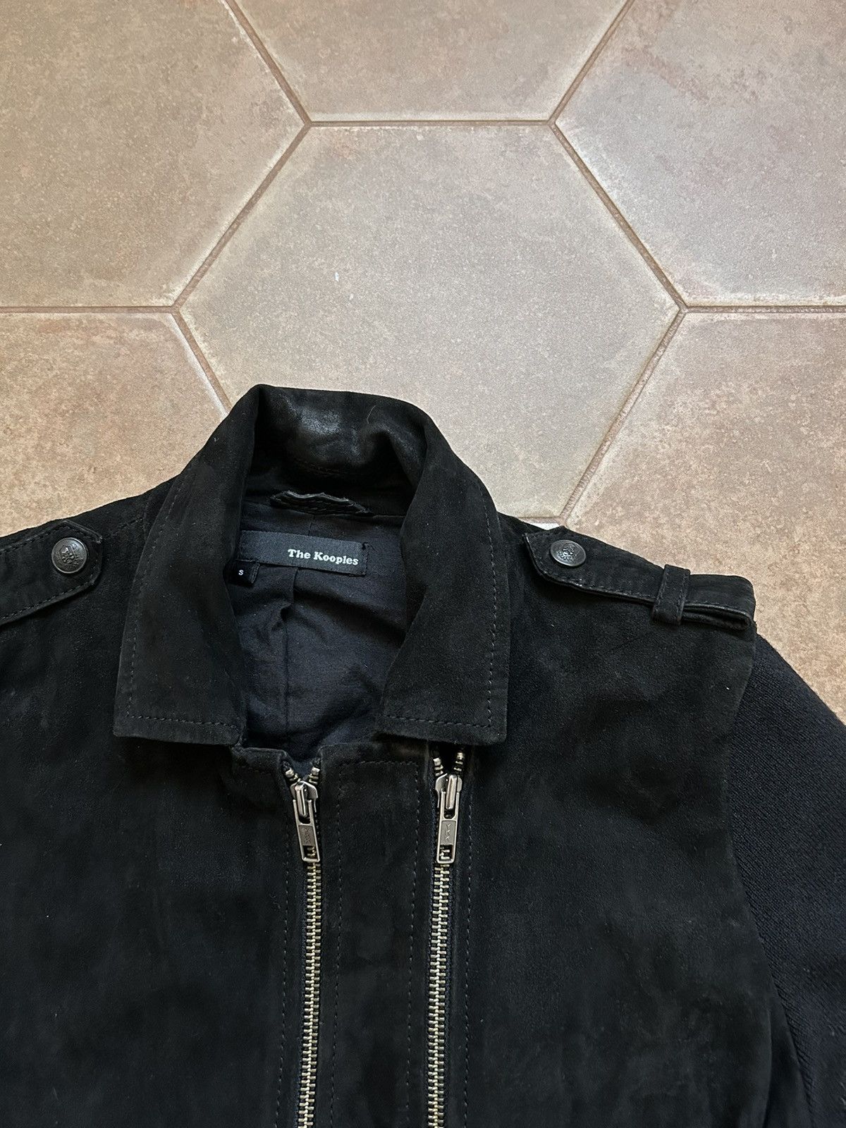 The Kooples THE KOOPLES SUEDE LEATHER JACKET Size S / US 4 / IT 40 - 4 Thumbnail