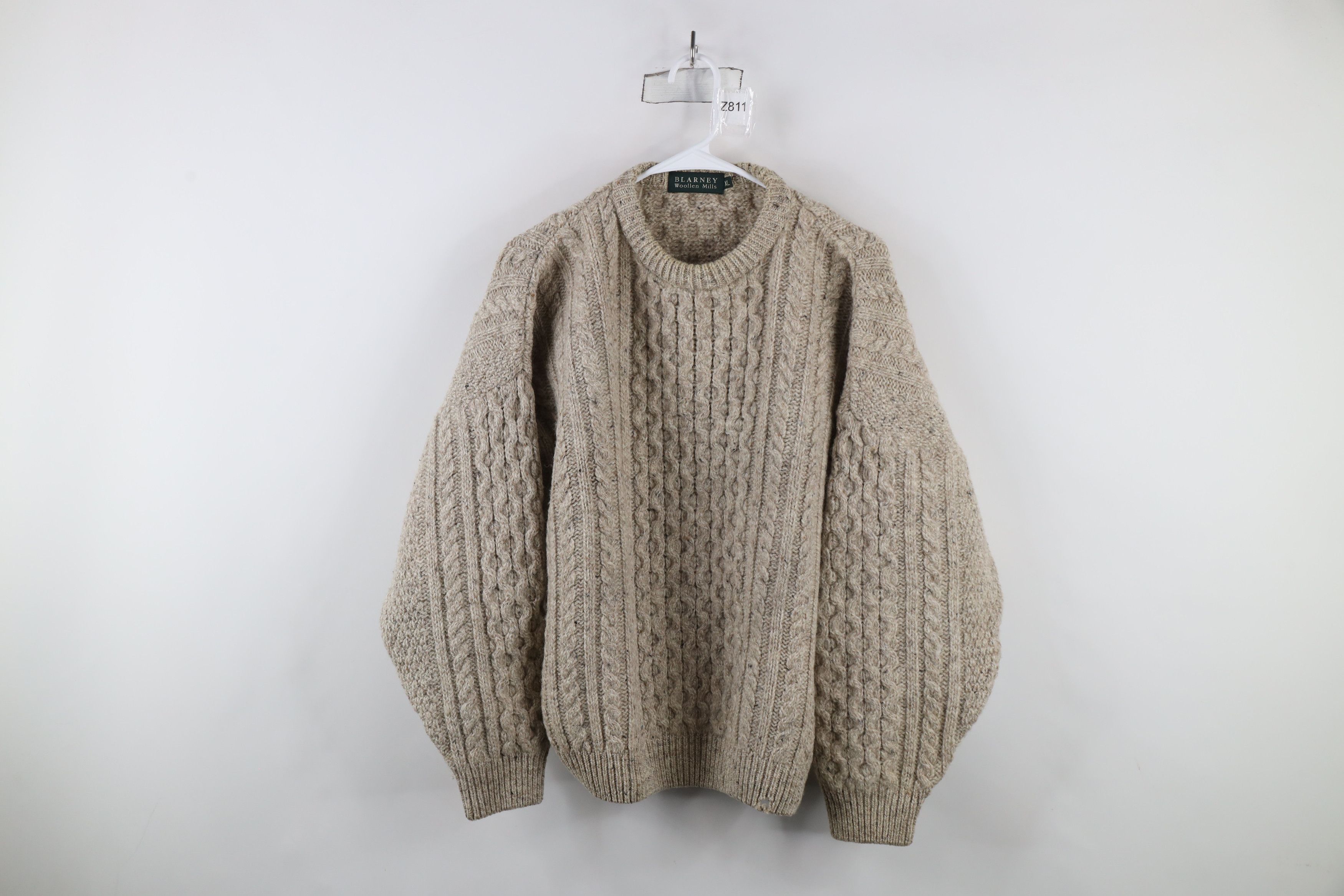 Vintage Vintage 90s Streetwear Chunky Fisherman Cable Knit Sweater Size XL / US 12-14 / IT 48-50 - 1 Thumbnail