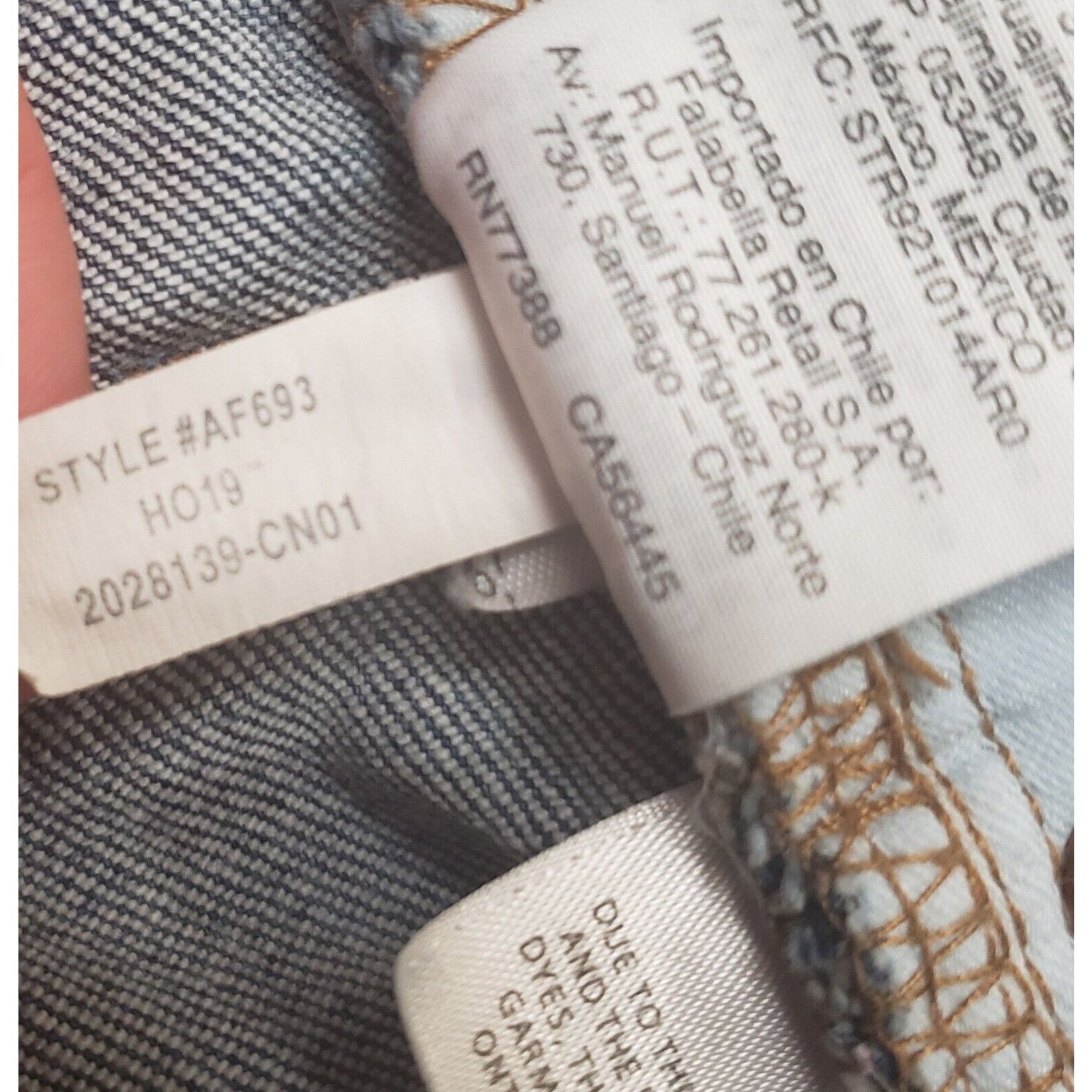 Madewell Madewell The Perfect Vintage Crop Button Front Edition Size 25" / US 0 / IT 36 - 11 Thumbnail