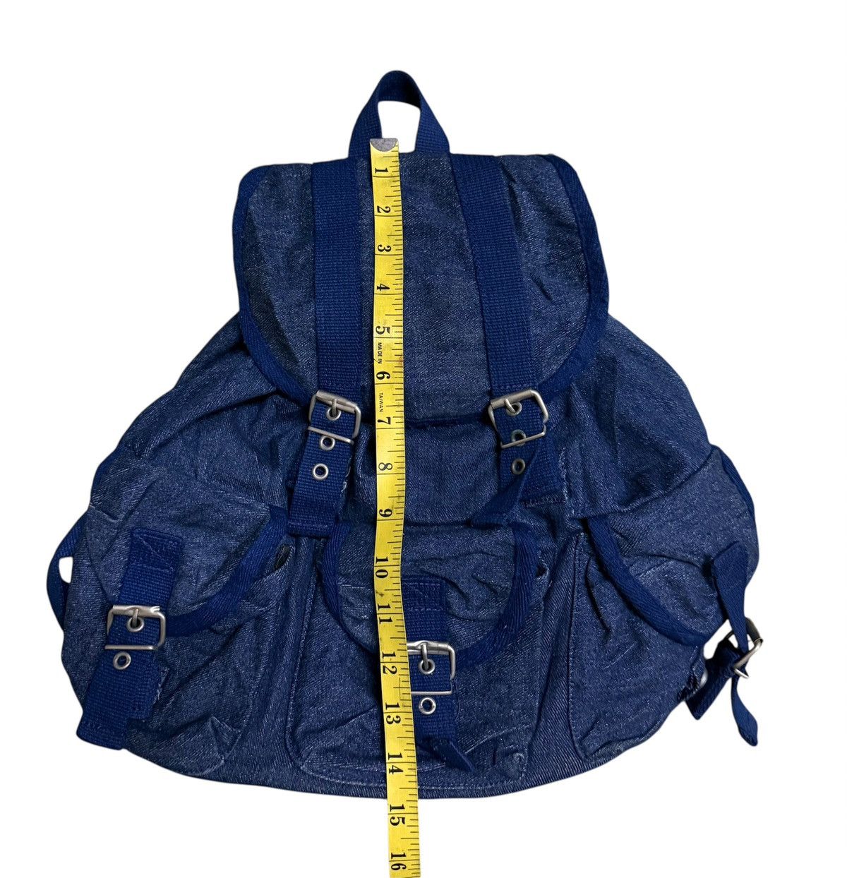 Japanese Brand SACS GS Denim Bagpack Vintage Size ONE SIZE - 7 Thumbnail